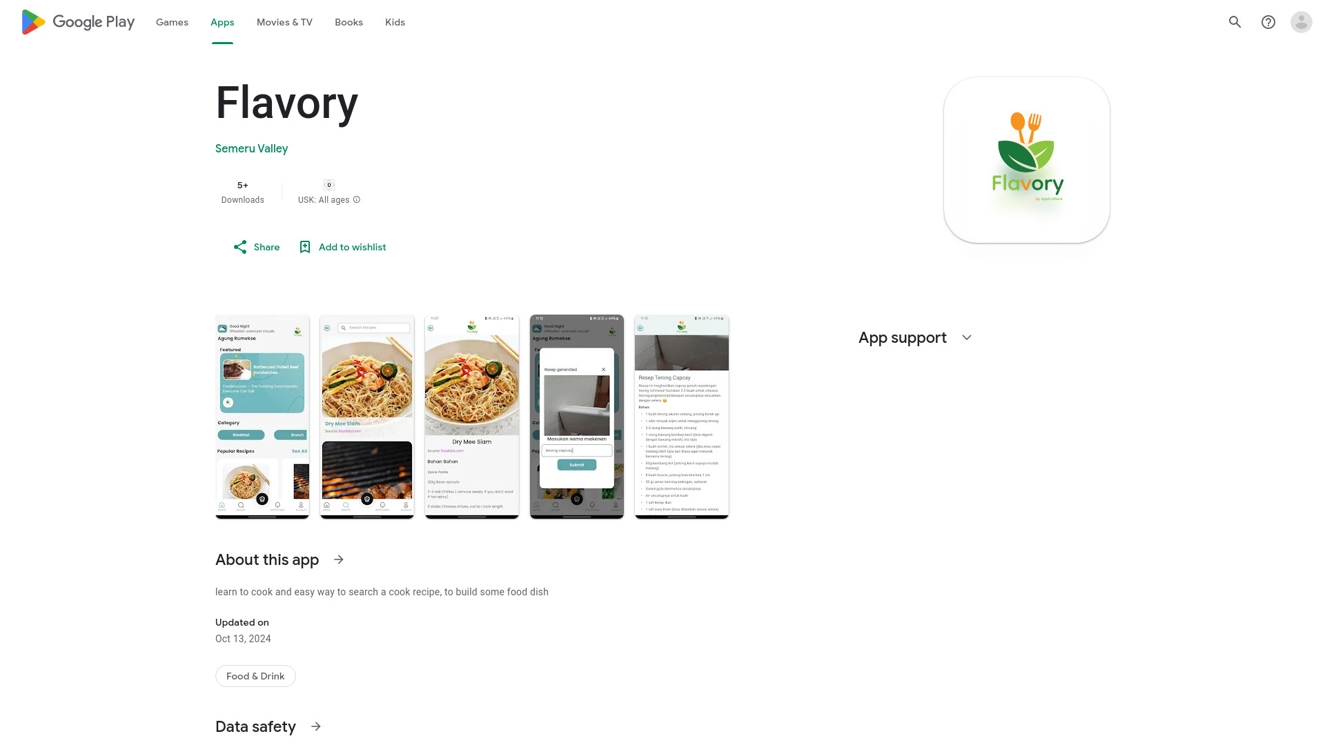 flavory网页截图,flavory网页快照