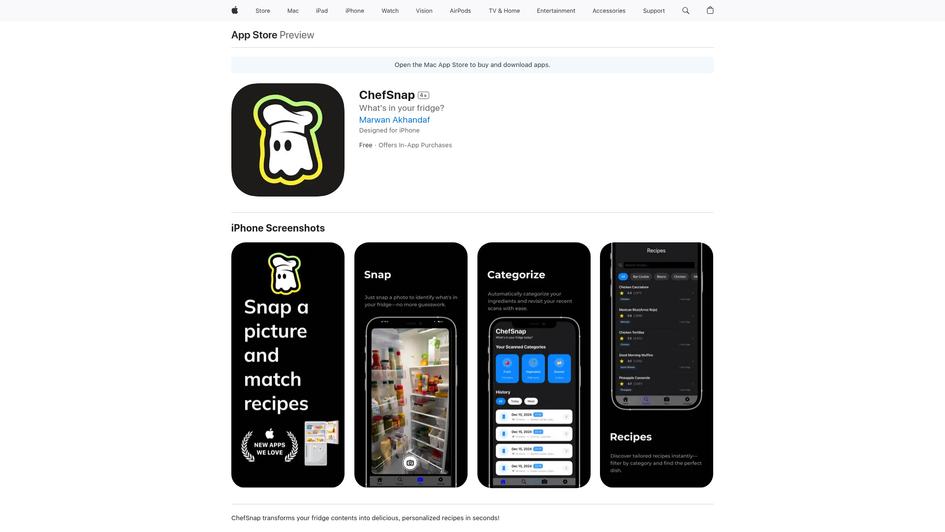 ChefSnap网页截图,ChefSnap网页快照
