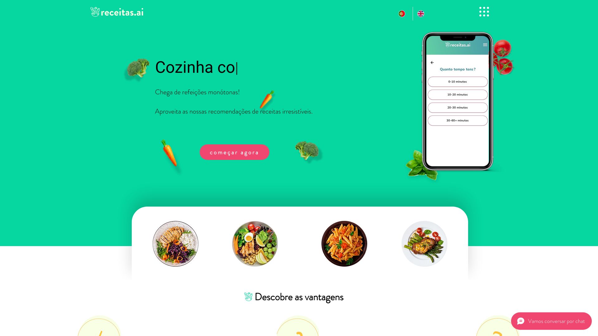 receitas.ai网页截图,receitas.ai网页快照