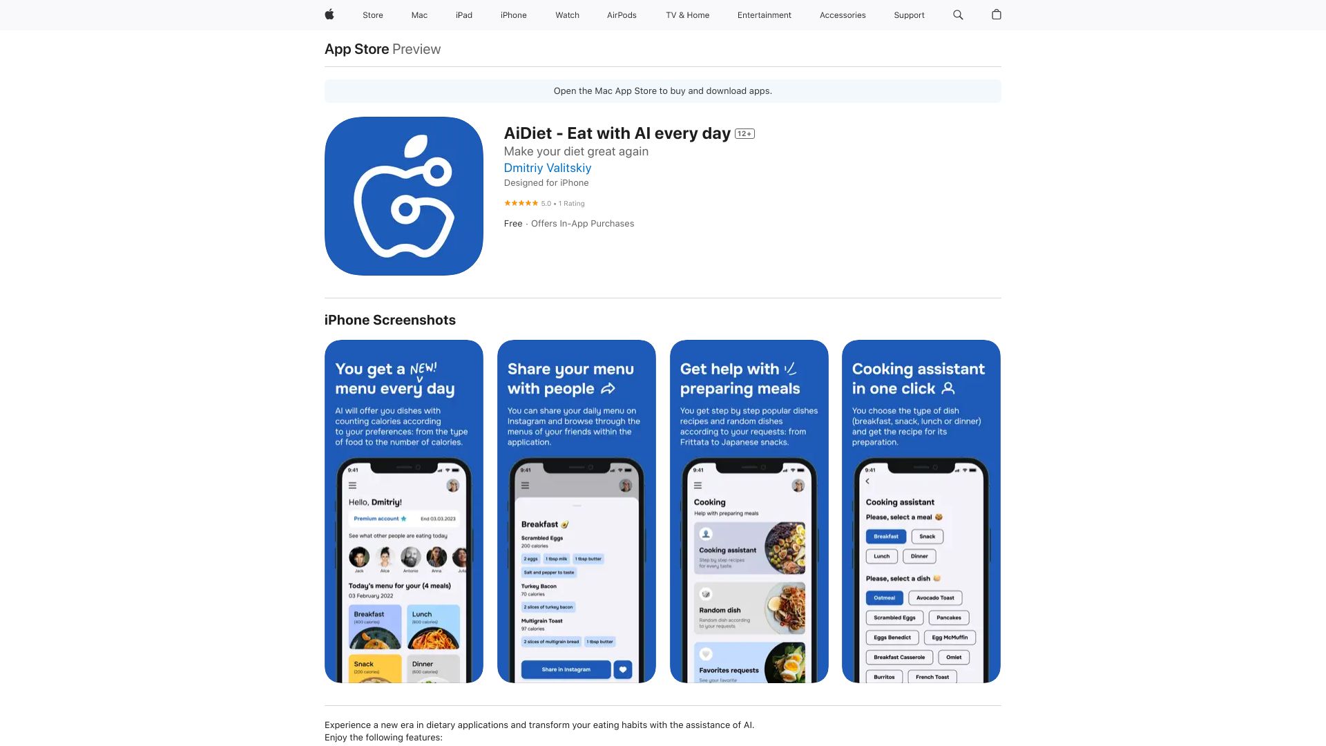 Aidiet.io网页截图,Aidiet.io网页快照