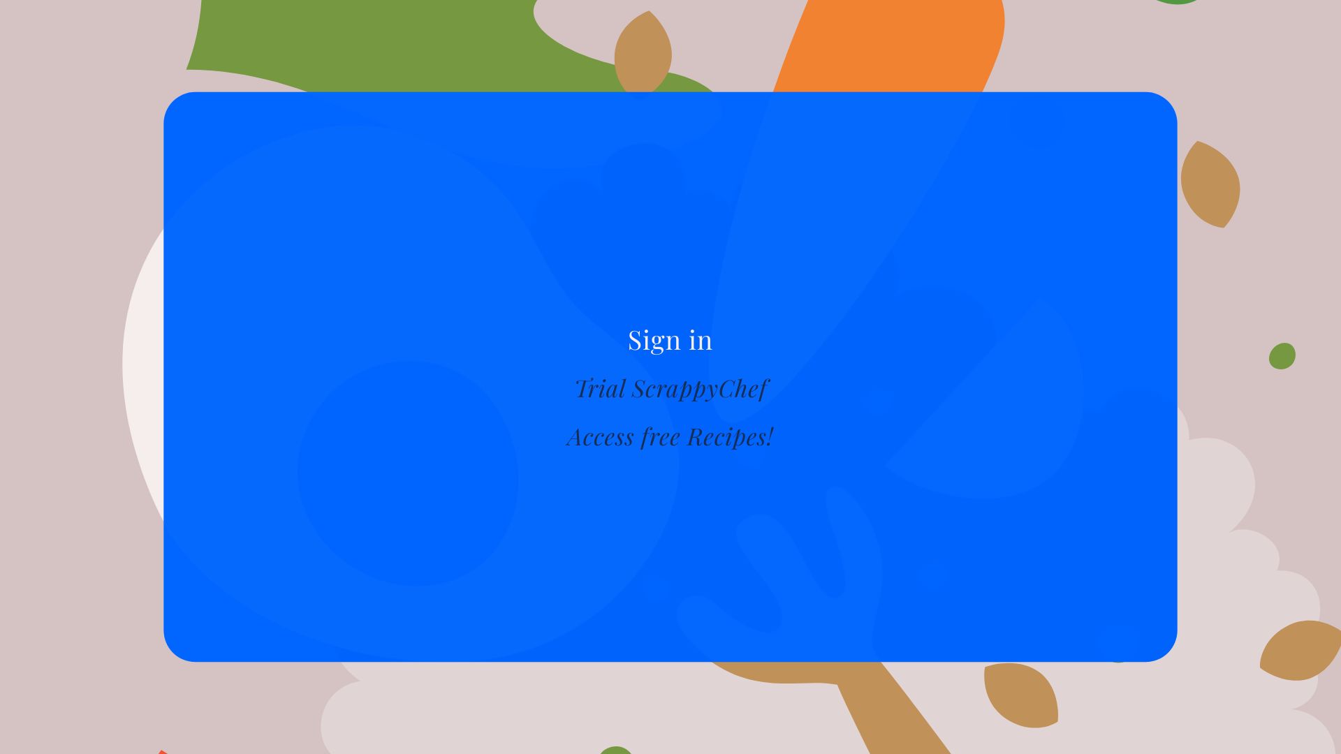 ScrappyChef网页截图,ScrappyChef网页快照