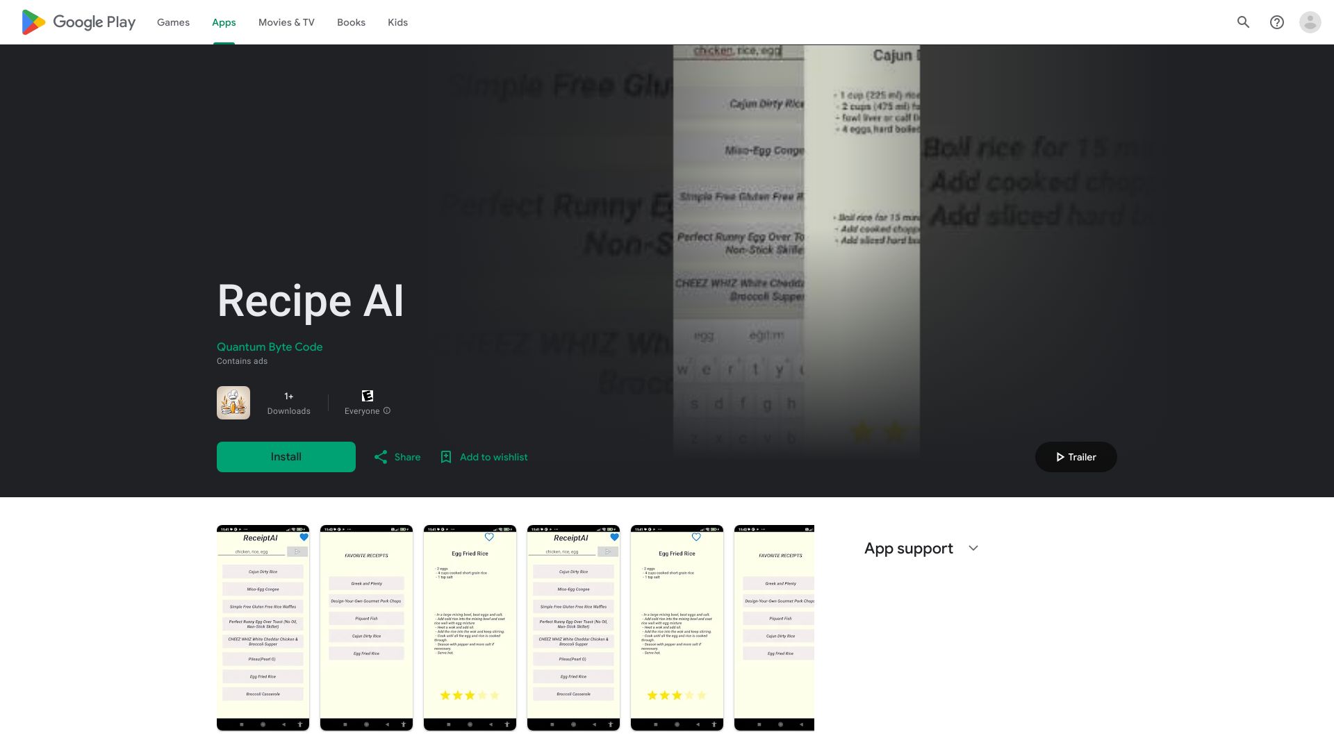 Recipe AI网页截图,Recipe AI网页快照