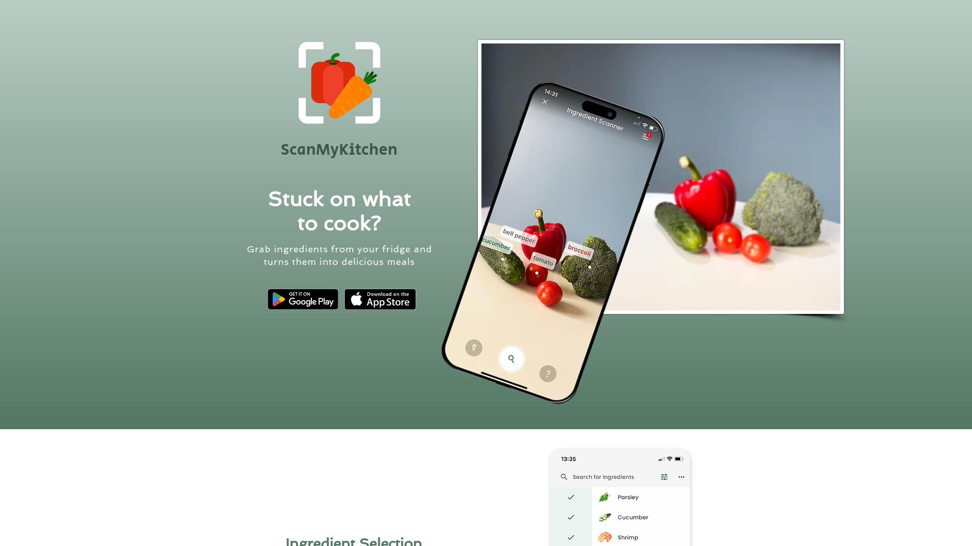 Scan My Kitchen with AI Flavor网页截图,Scan My Kitchen with AI Flavor网页快照