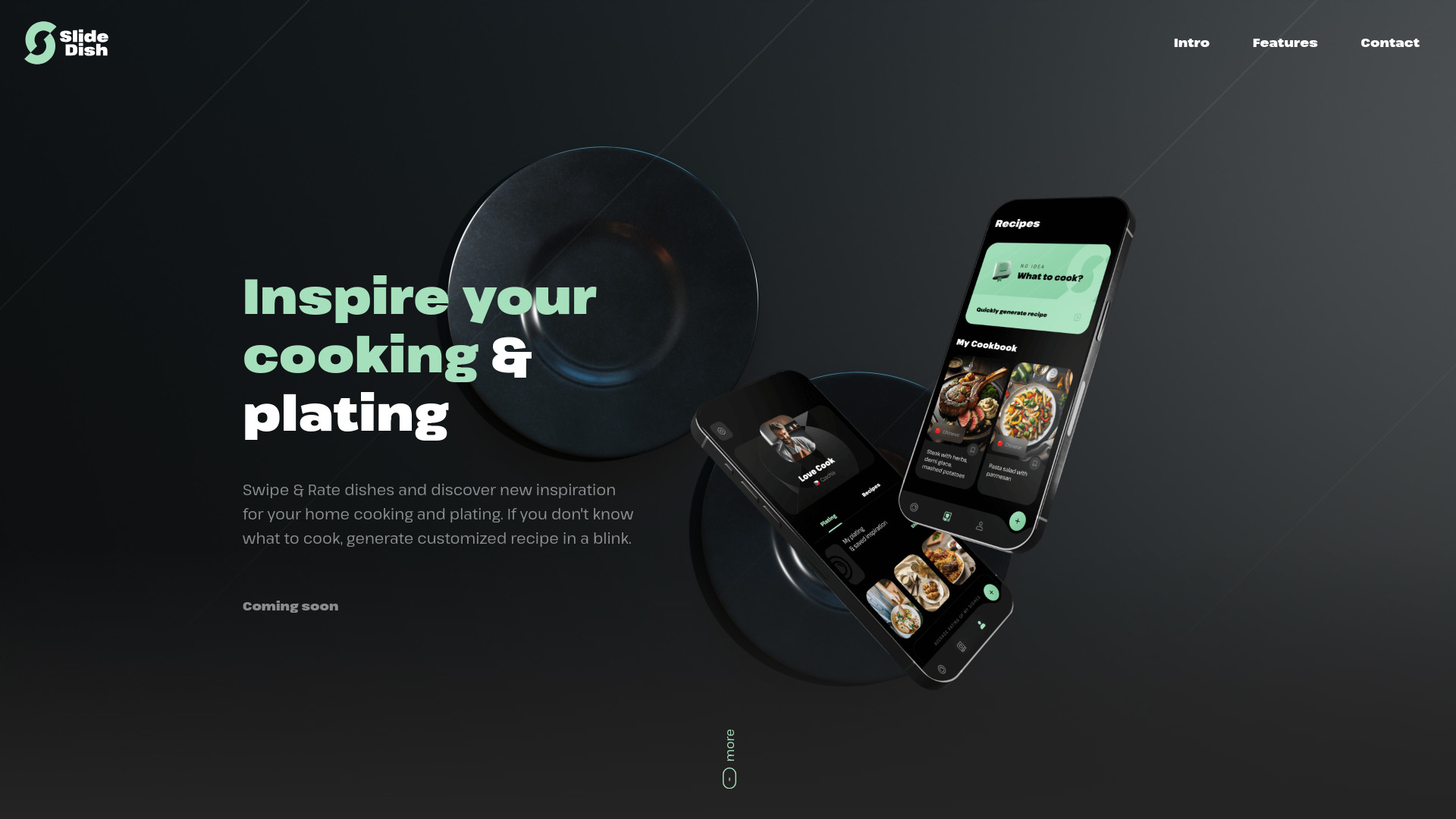 Slide Dish: cooking & plating网页截图,Slide Dish: cooking & plating网页快照