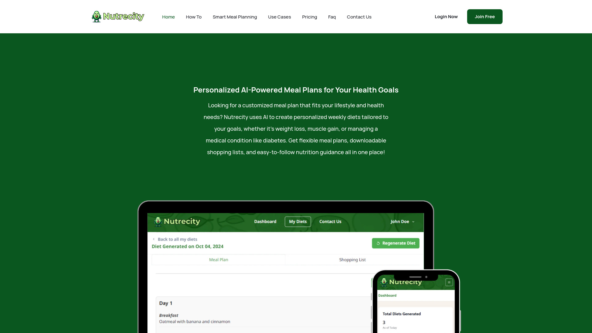 Nutrecity网页截图,Nutrecity网页快照
