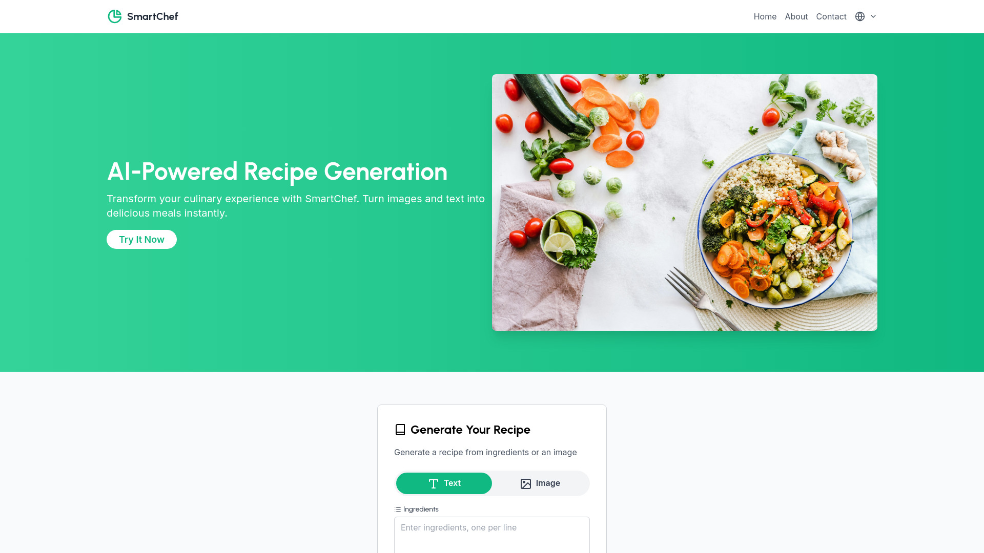 SmartChef网页截图,SmartChef网页快照