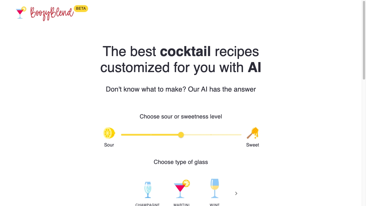 BoozyBlend网页截图,BoozyBlend网页快照