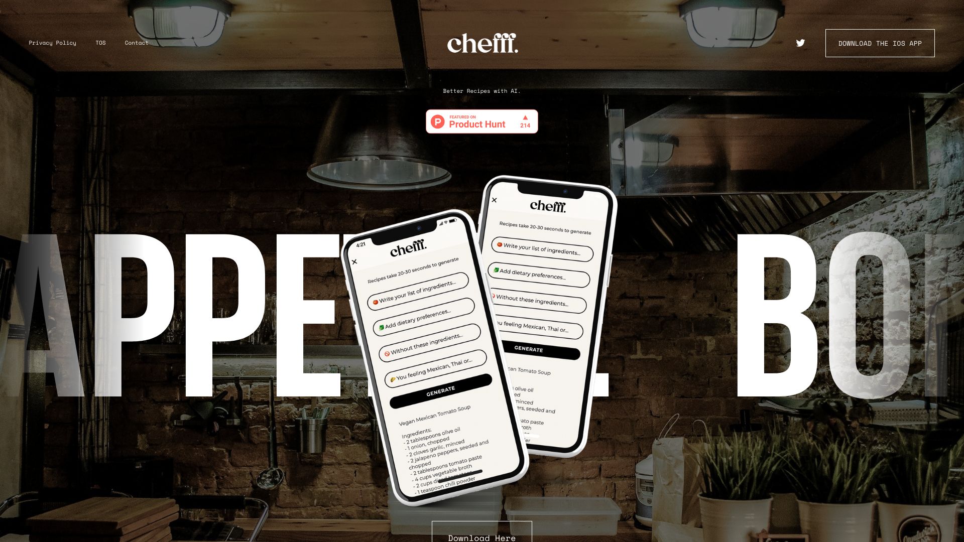 Chefff网页截图,Chefff网页快照