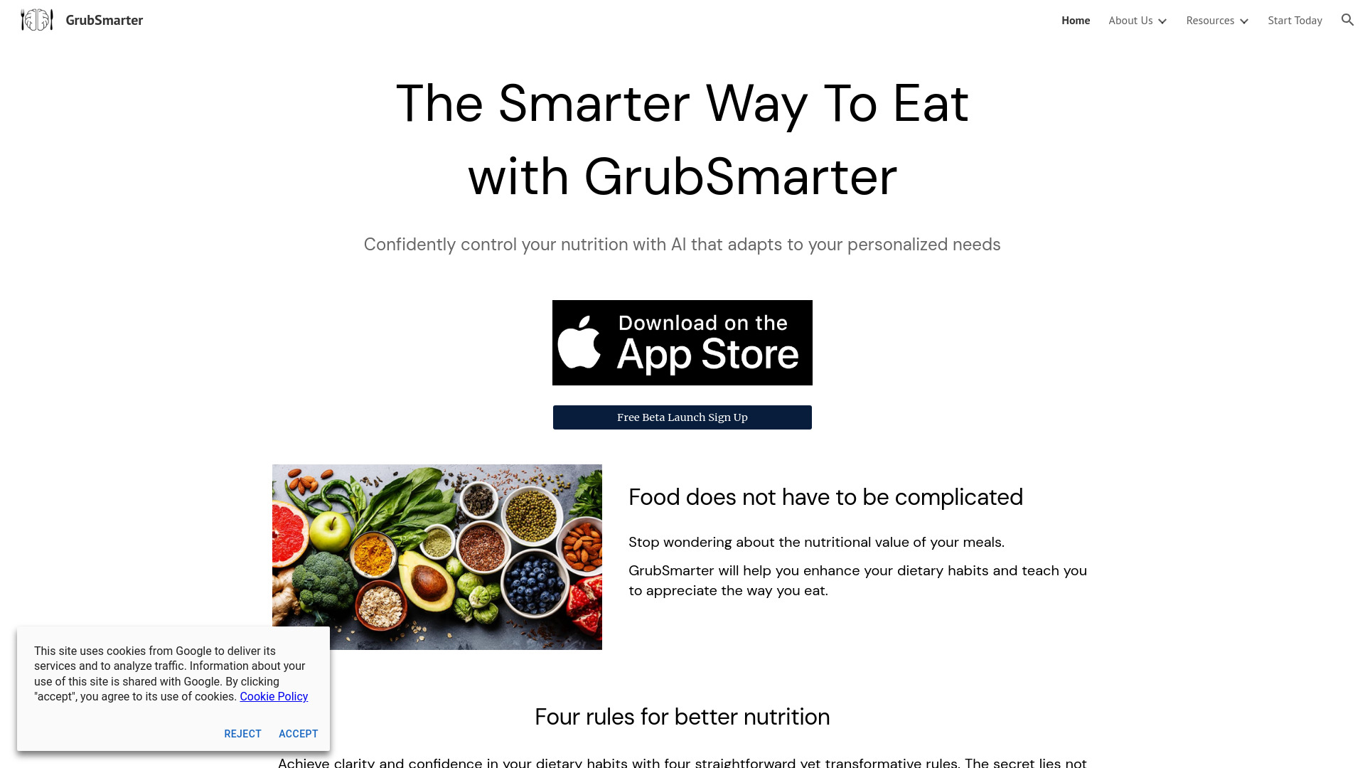 GrubSmarter网页截图,GrubSmarter网页快照