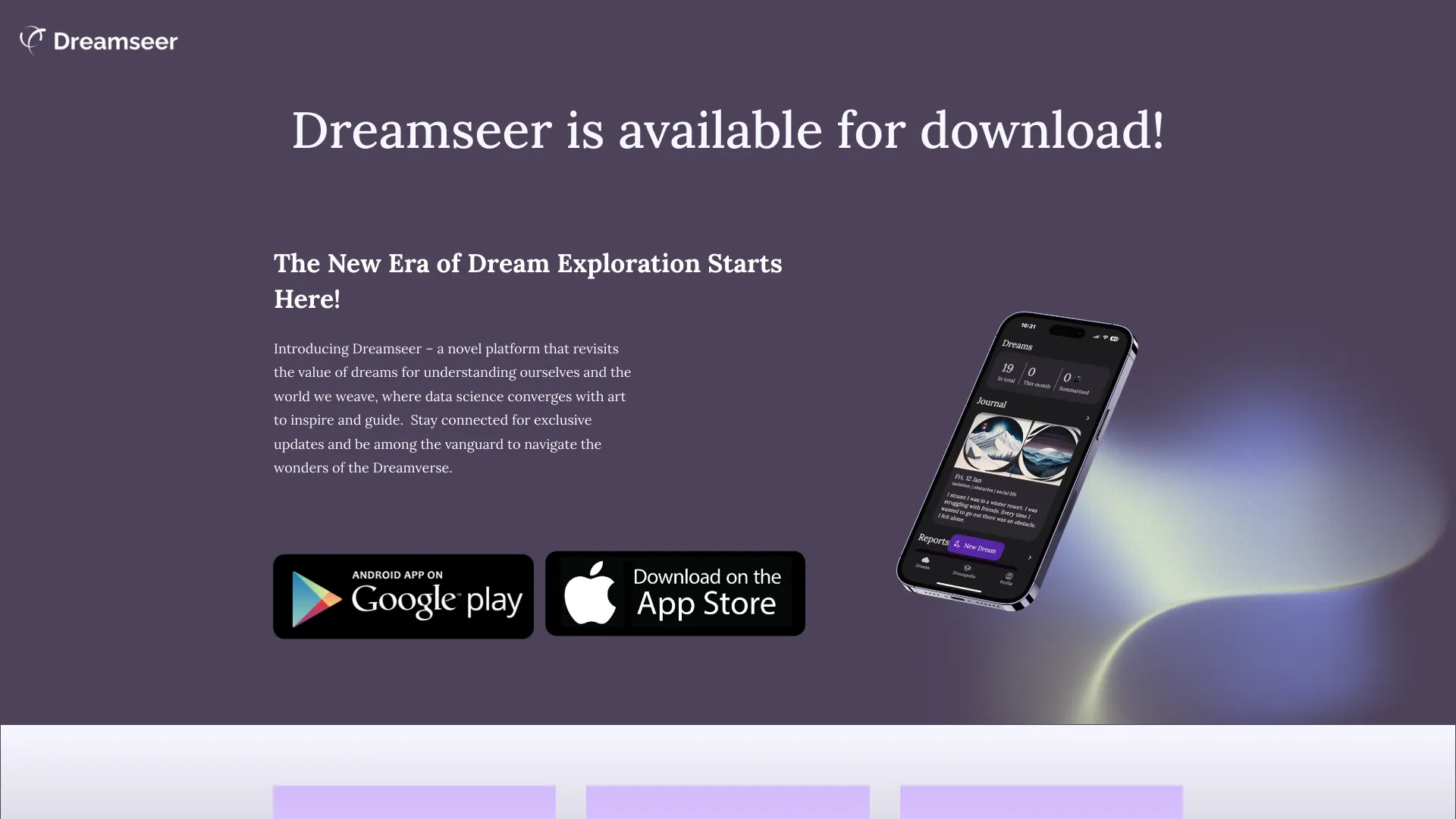 Dreamseer网页截图,Dreamseer网页快照
