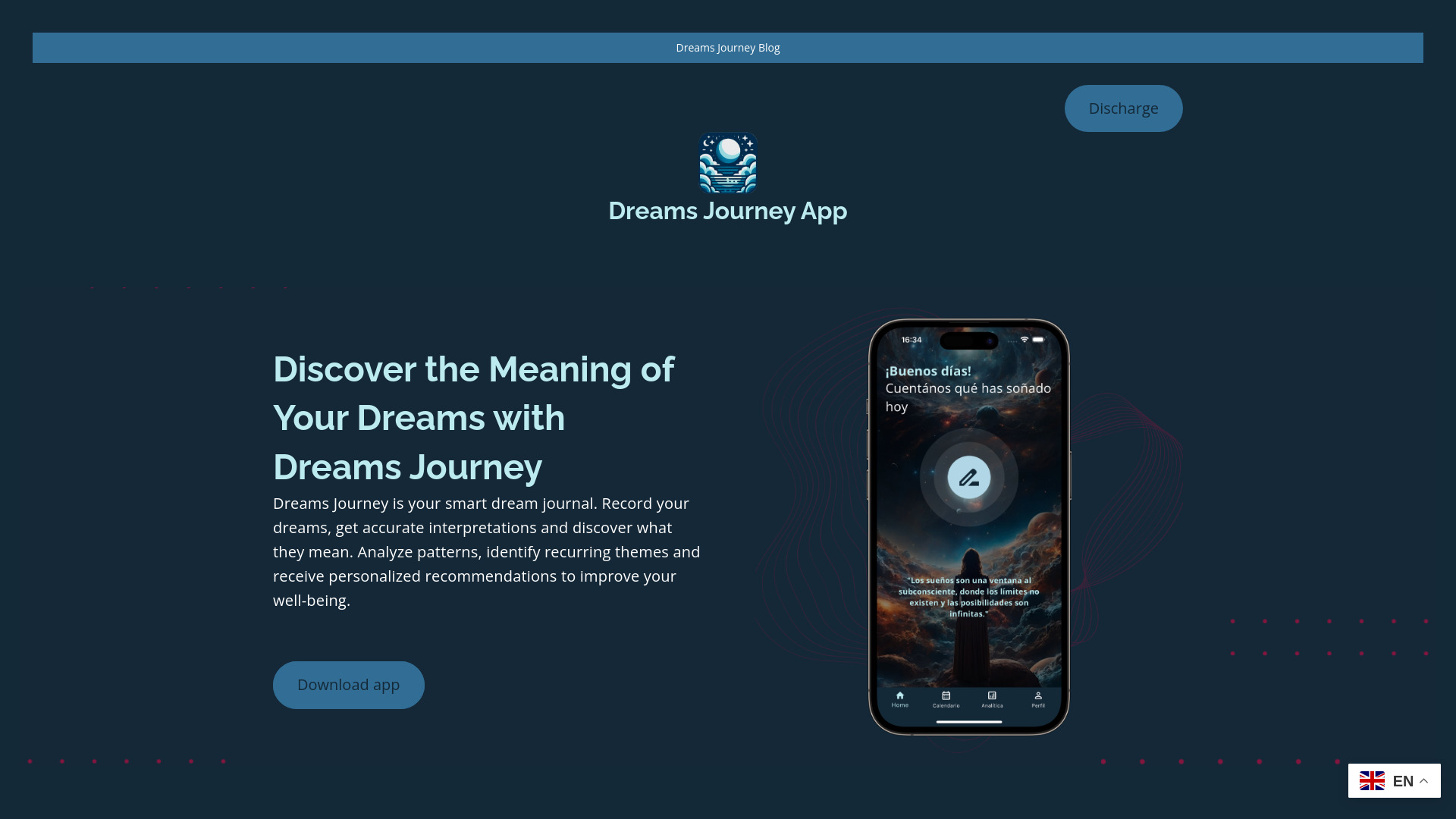 Dreams Journey App网页截图,Dreams Journey App网页快照