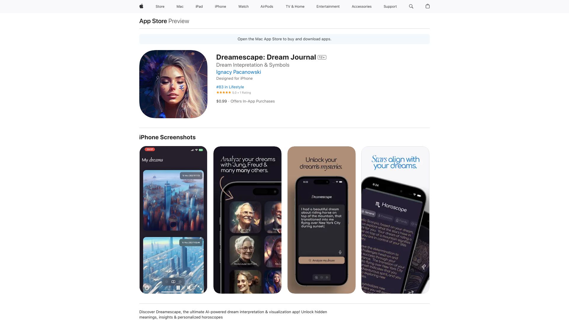 DreamEscape网页截图,DreamEscape网页快照