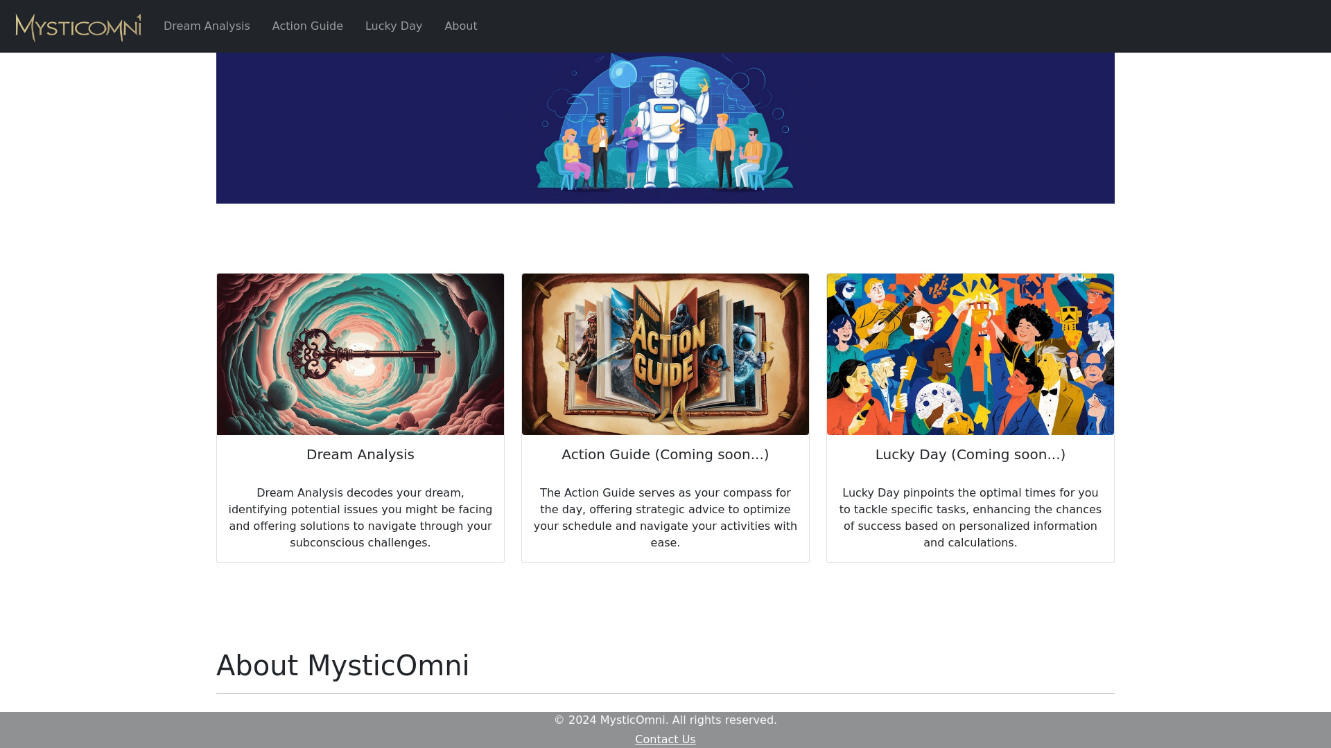 MysticOmni网页截图,MysticOmni网页快照