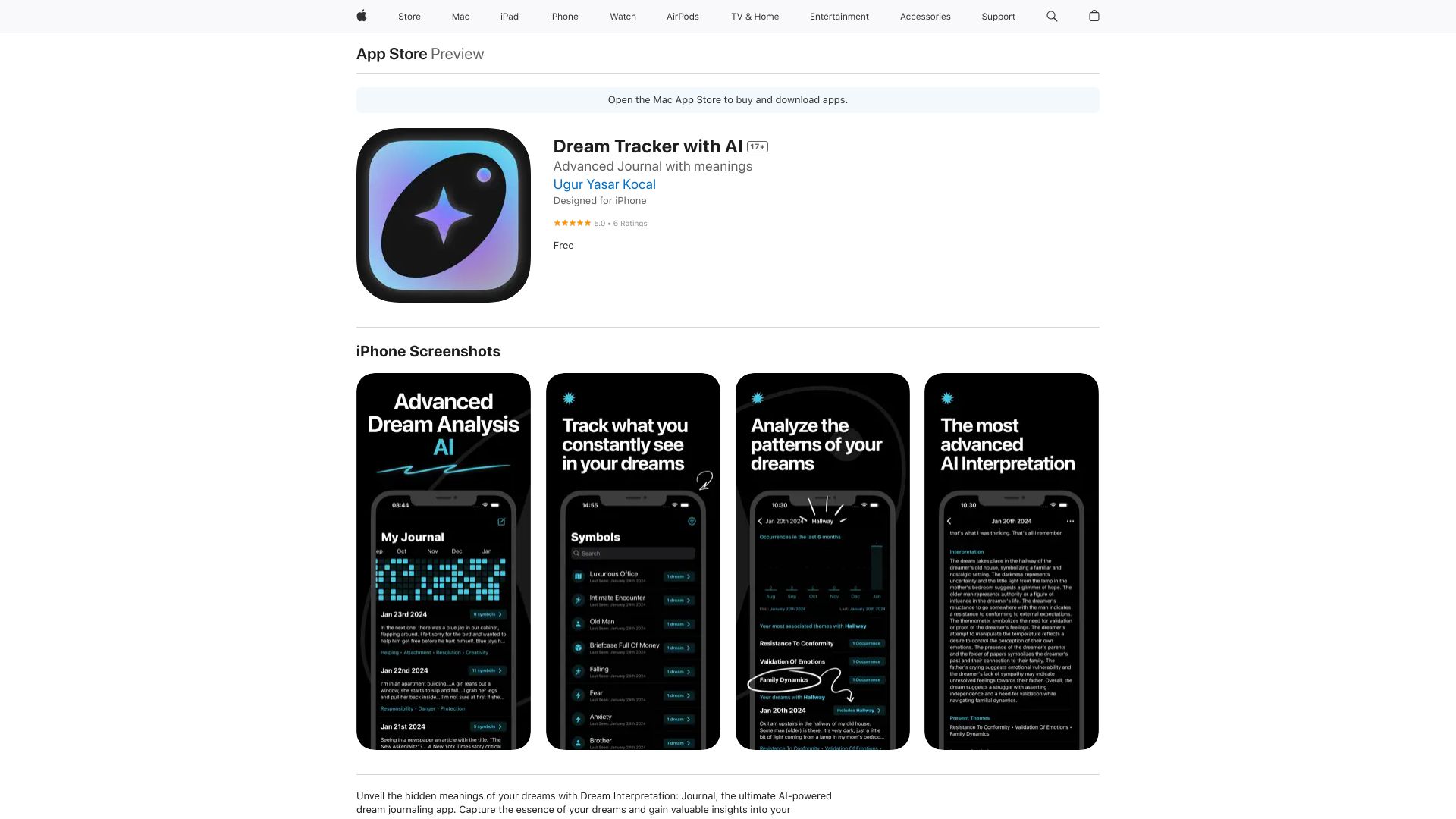 Dreams网页截图,Dreams网页快照