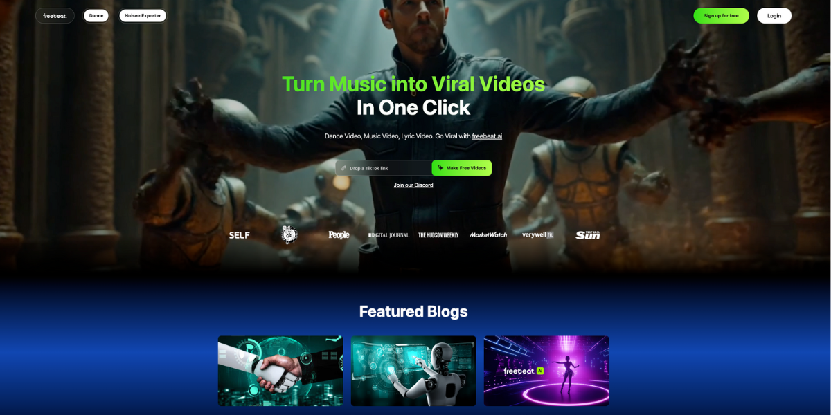 freebeat网页截图,freebeat网页快照