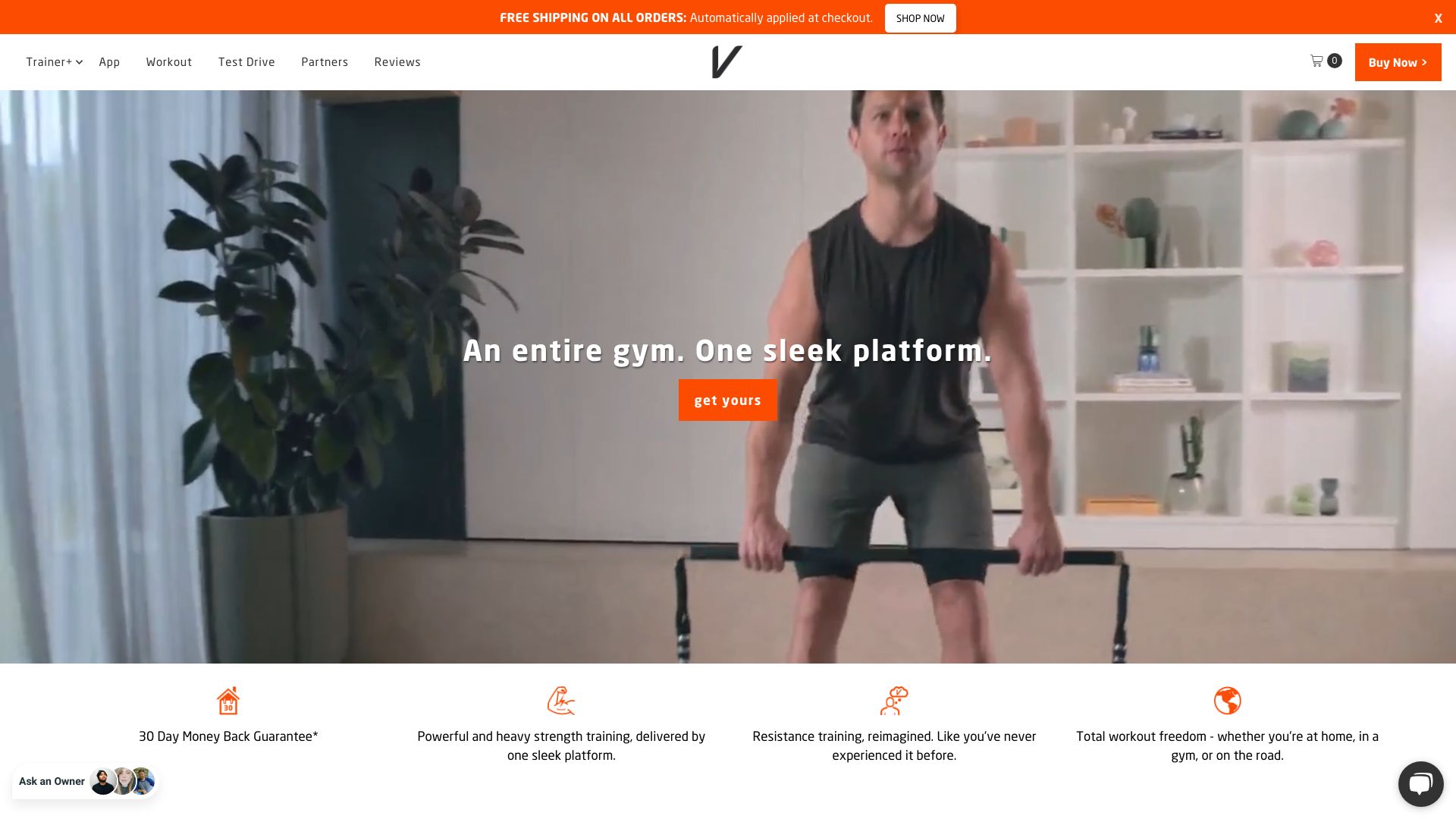 Trainer+ by Vitruvian网页截图,Trainer+ by Vitruvian网页快照