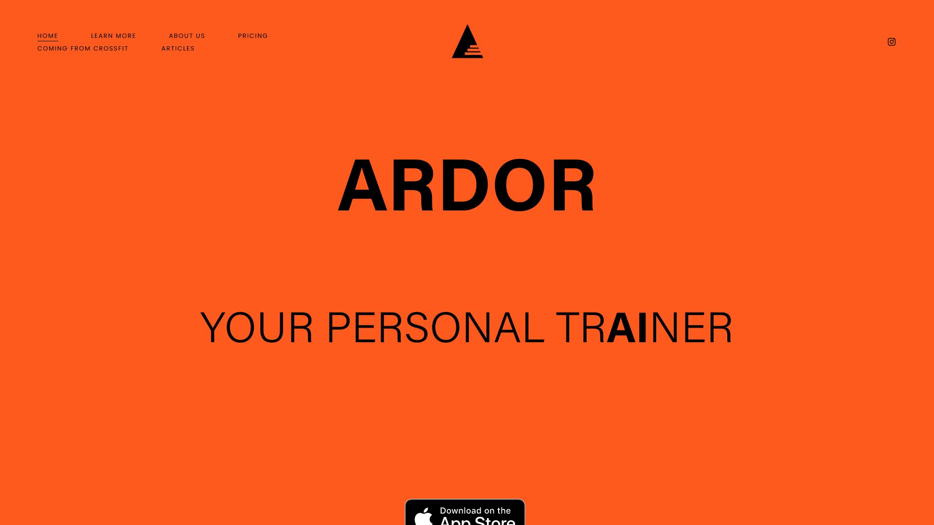 Ardor Fitness网页截图,Ardor Fitness网页快照