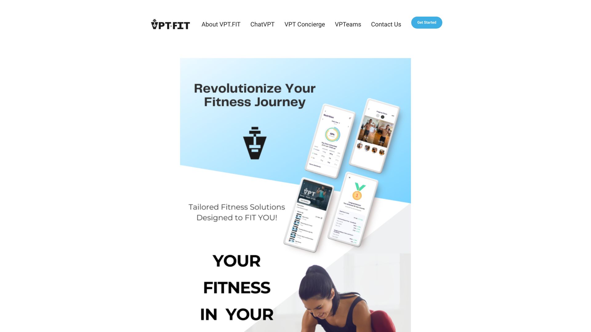 VPT.FIT网页截图,VPT.FIT网页快照
