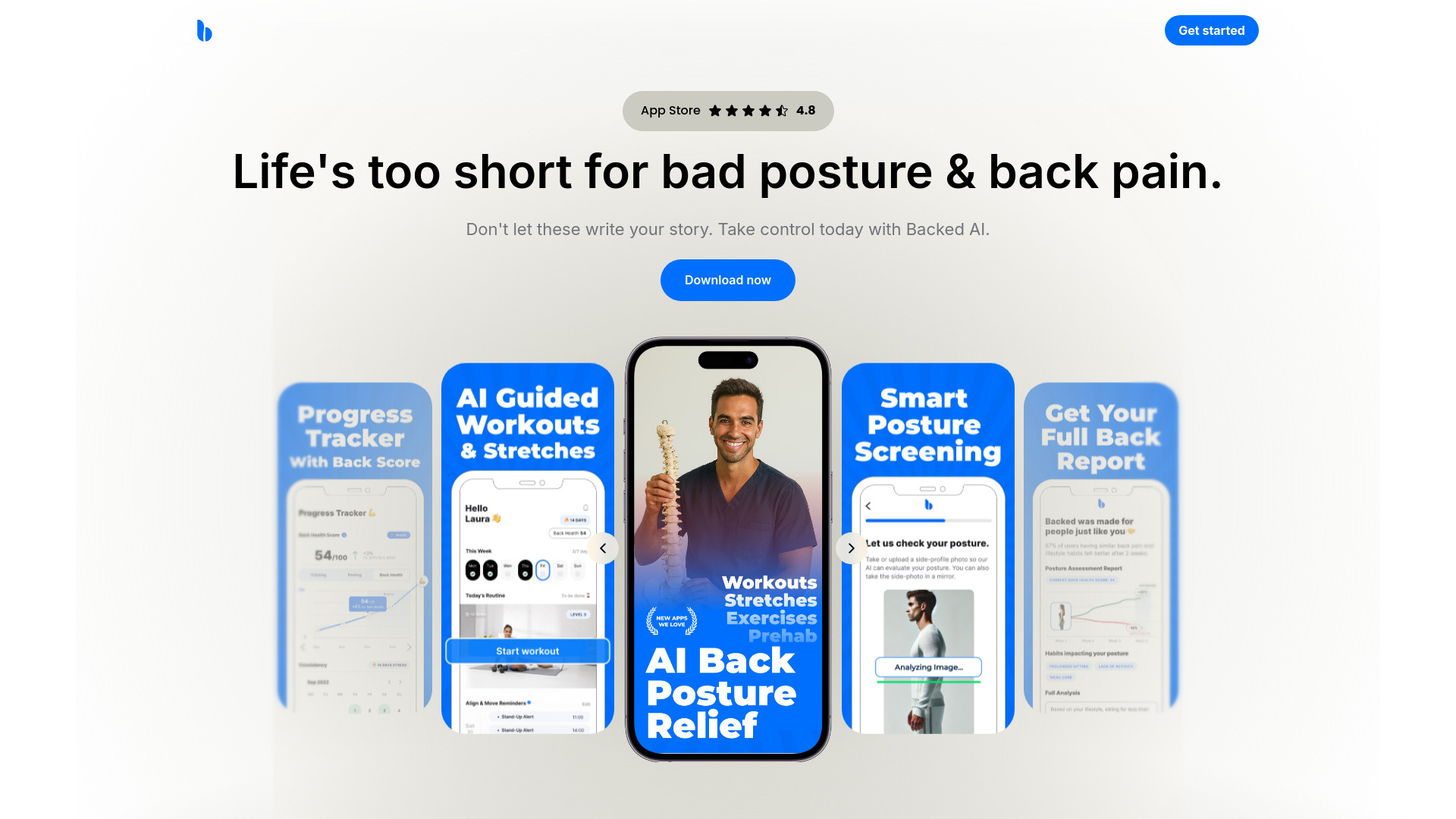 Backed AI网页截图,Backed AI网页快照