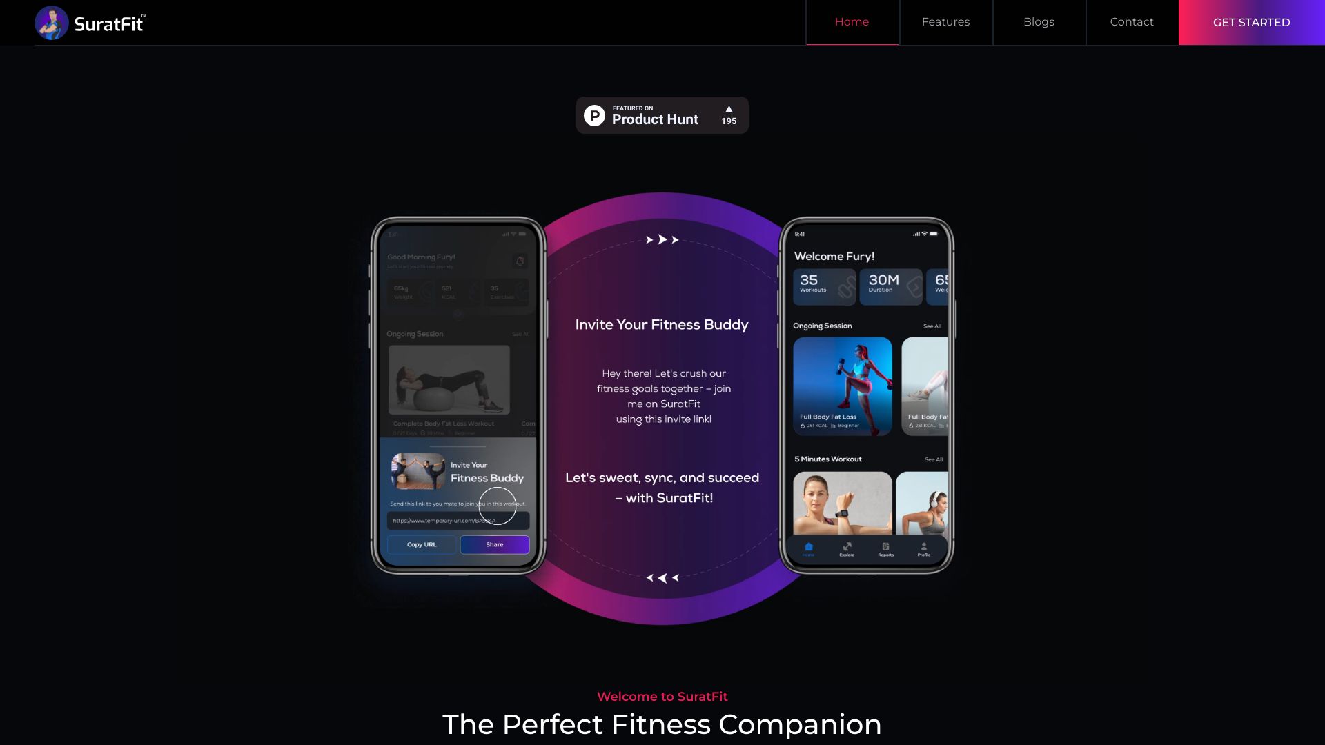 SuratFit网页截图,SuratFit网页快照