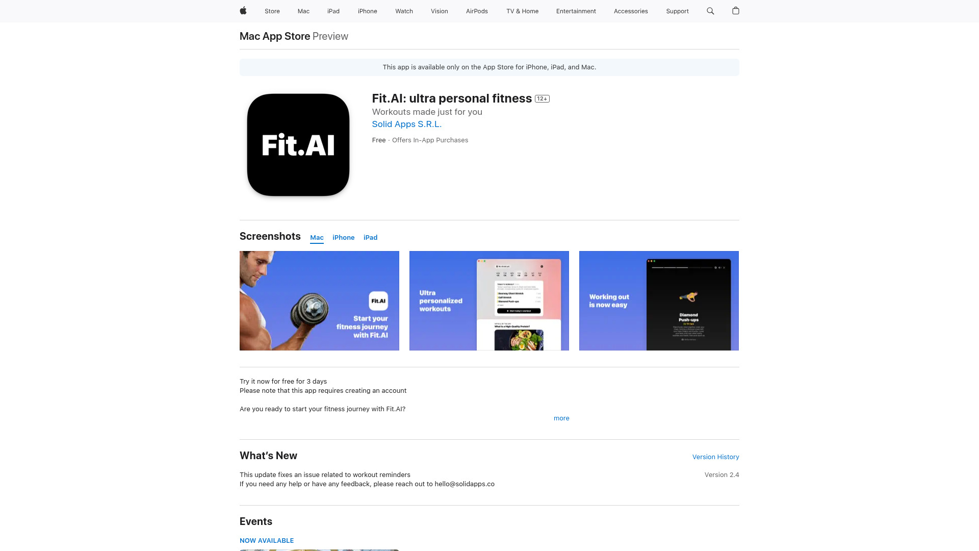 Fit.AI网页截图,Fit.AI网页快照