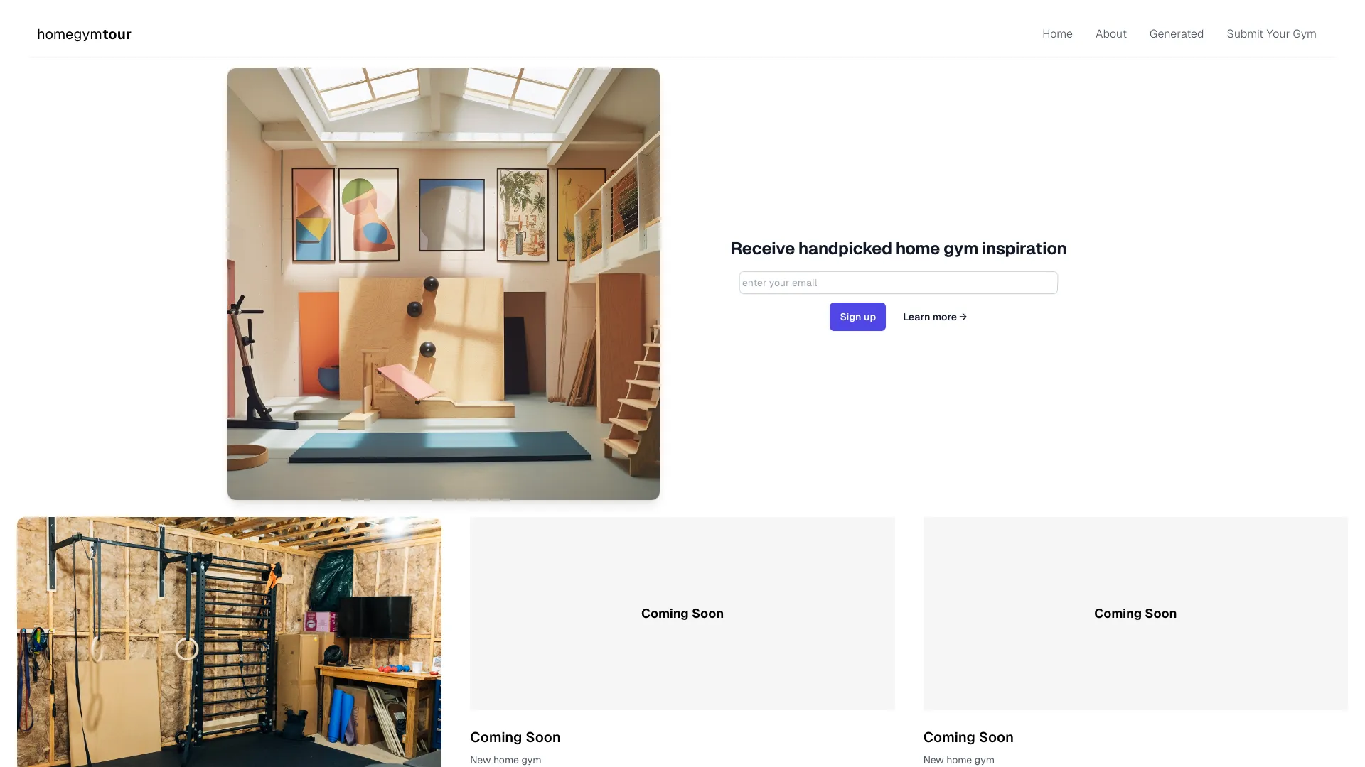 Home Gym Tour (Beta)网页截图,Home Gym Tour (Beta)网页快照
