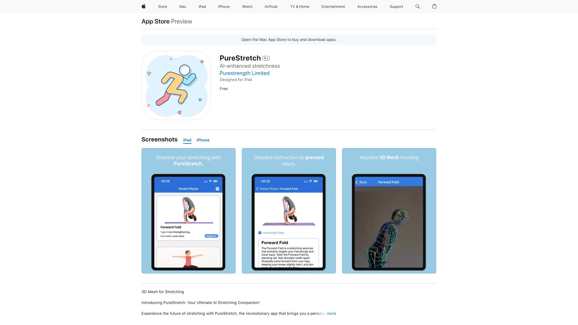 PureStretch网页截图,PureStretch网页快照