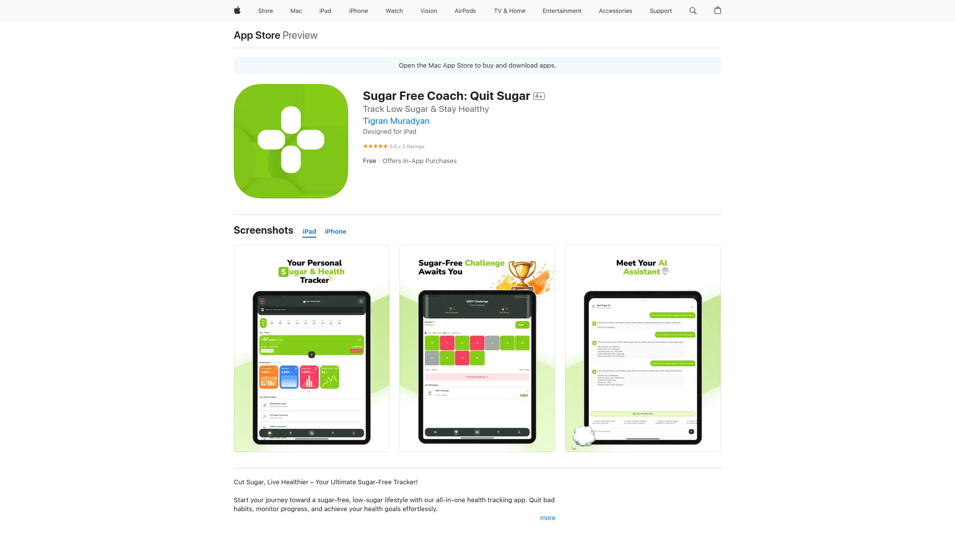 QuitSugar: Track & Cut Sugar网页截图,QuitSugar: Track & Cut Sugar网页快照