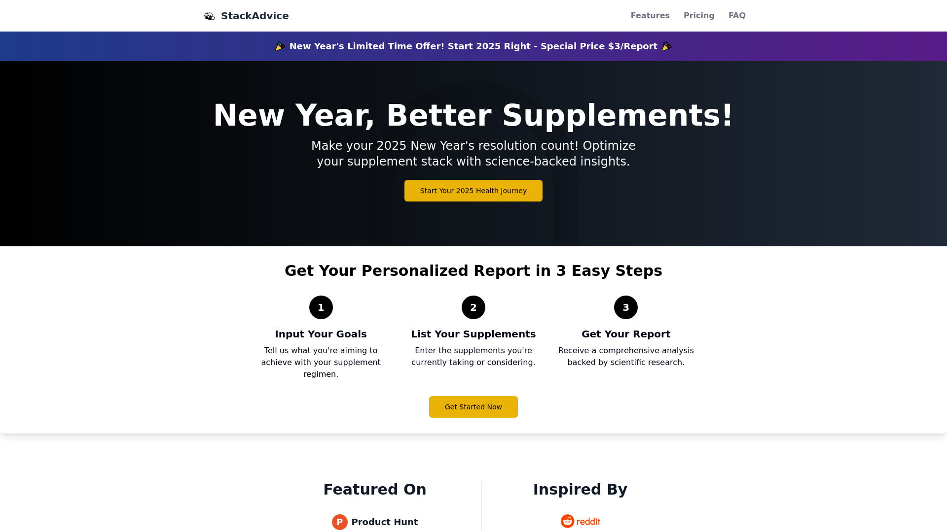 Stackadvice.app网页截图,Stackadvice.app网页快照