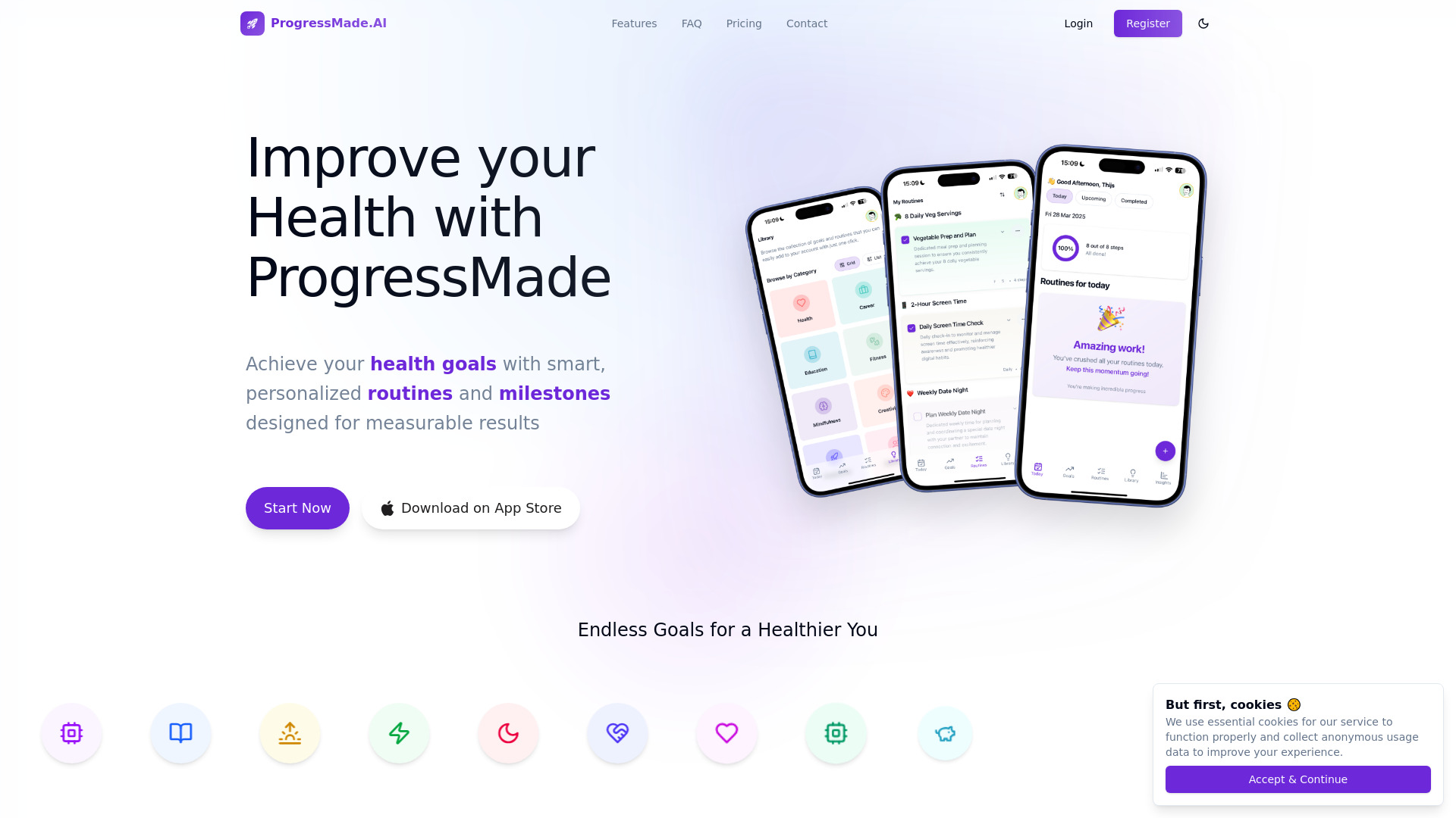 ProgressMade.ai网页截图,ProgressMade.ai网页快照
