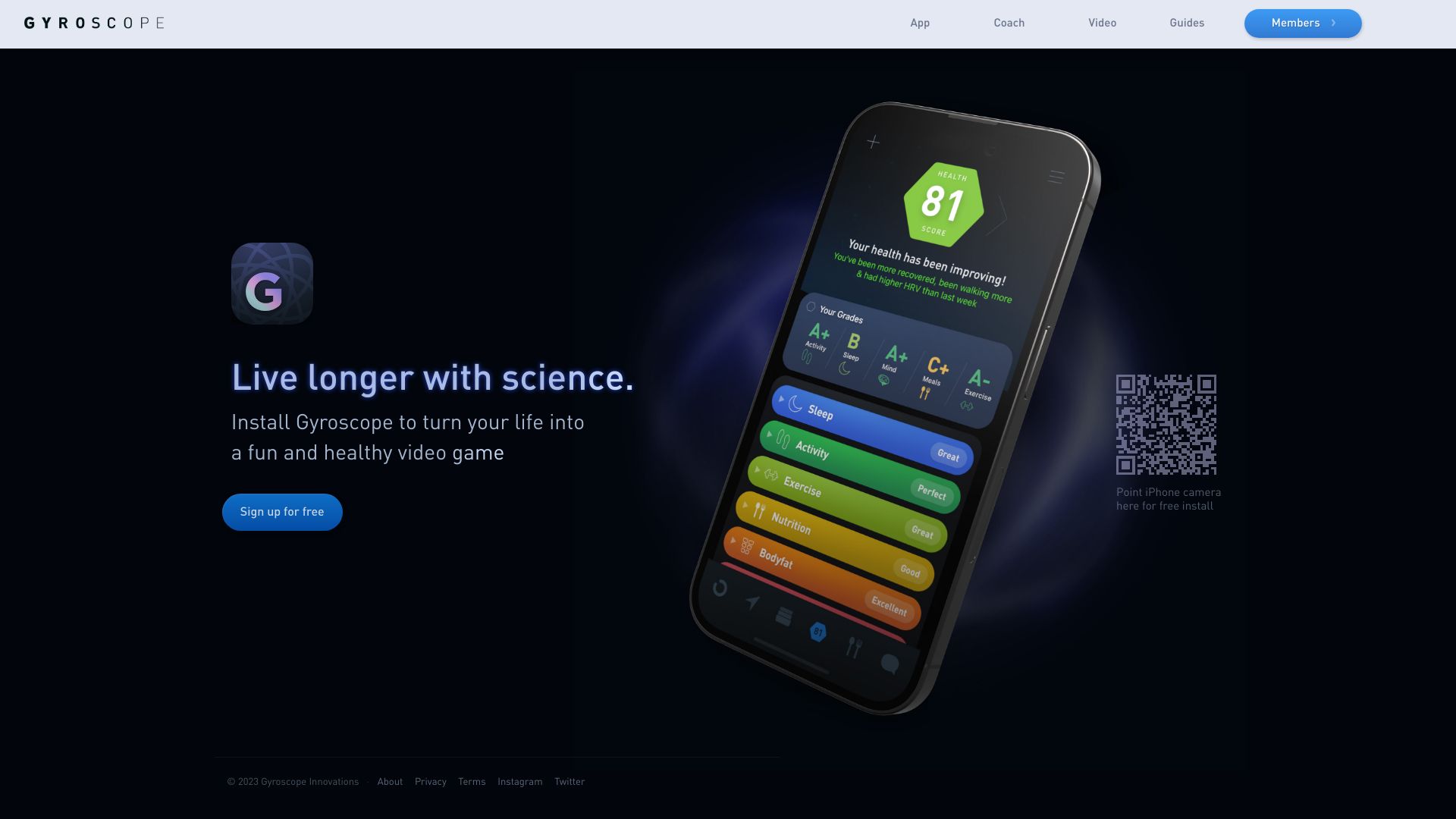 Gyroscope网页截图,Gyroscope网页快照