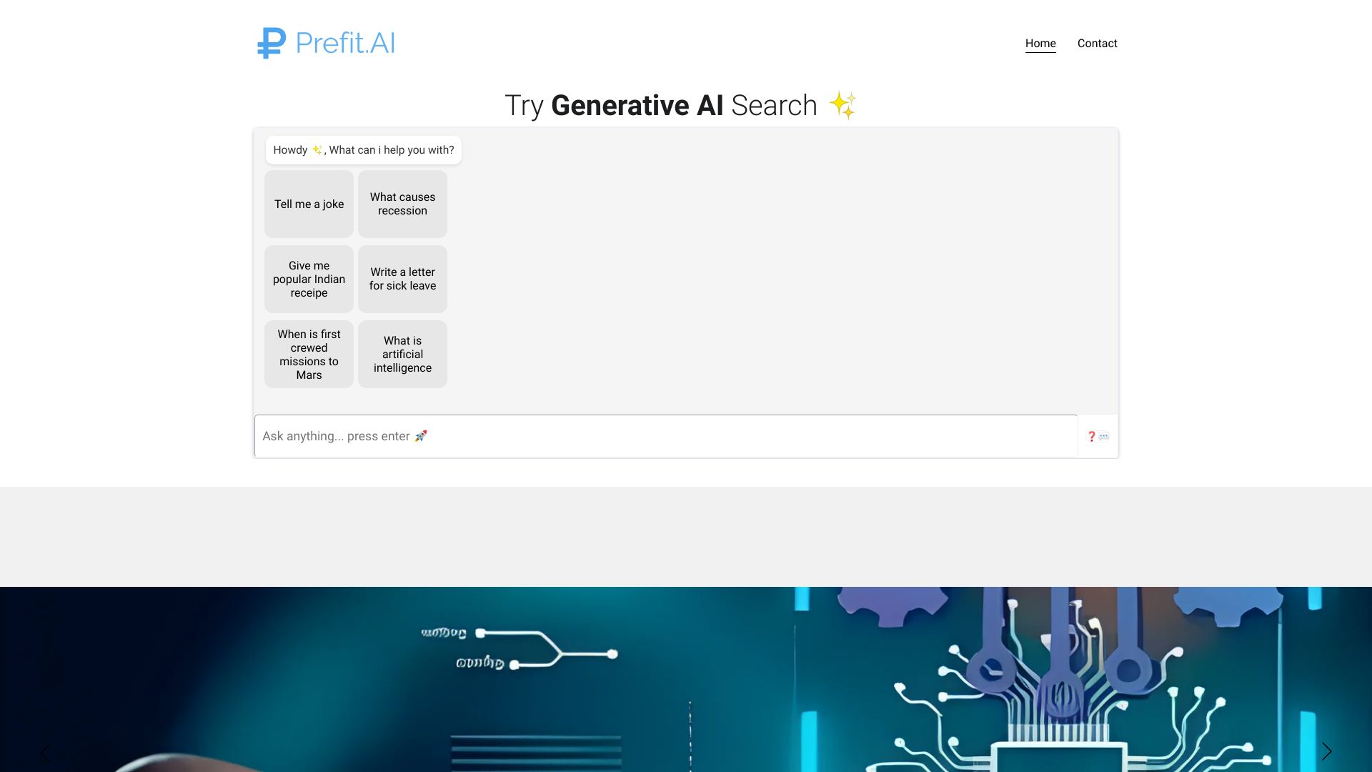 Prefit.AI网页截图,Prefit.AI网页快照