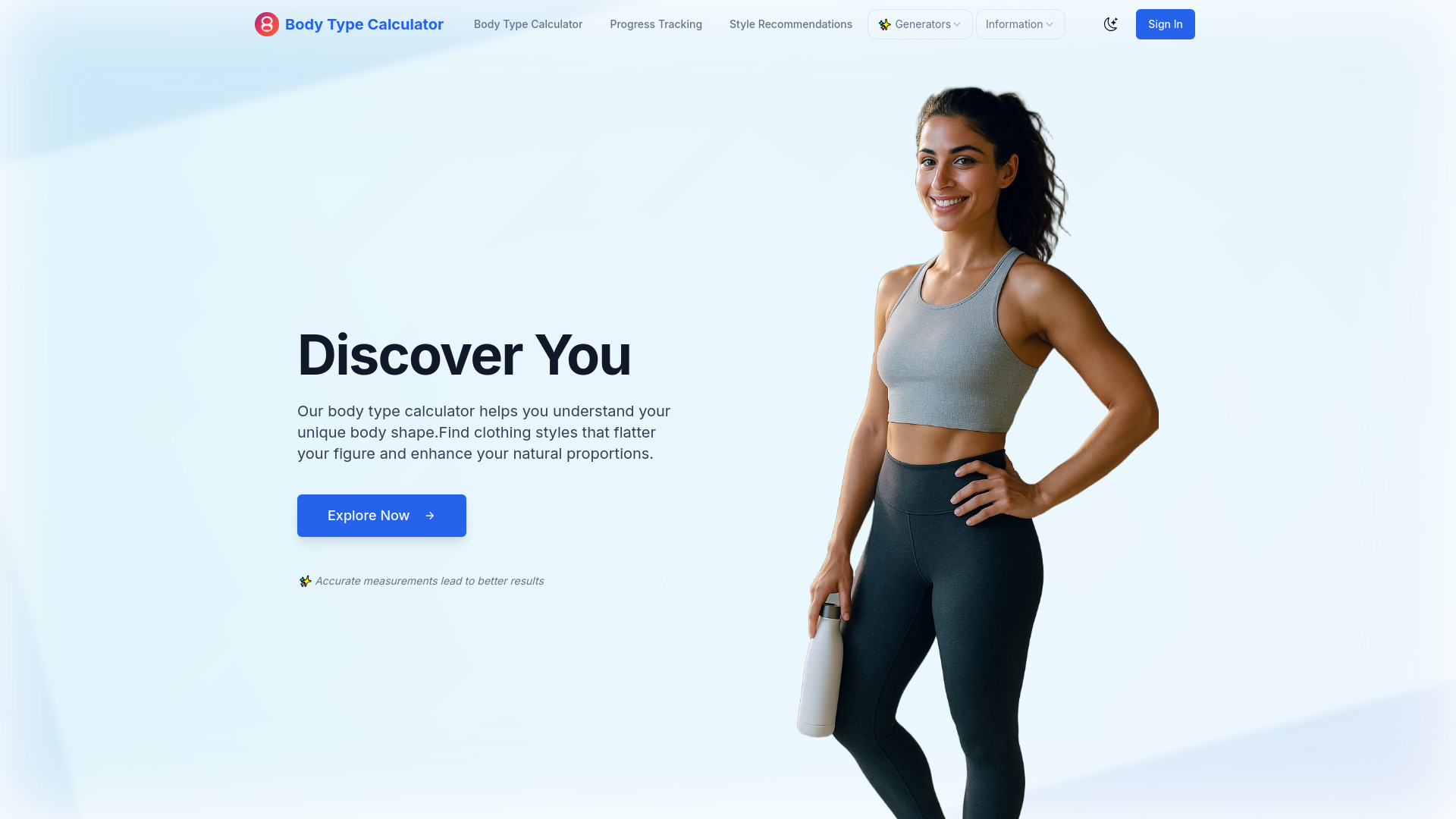 Body Type Calculator网页截图,Body Type Calculator网页快照