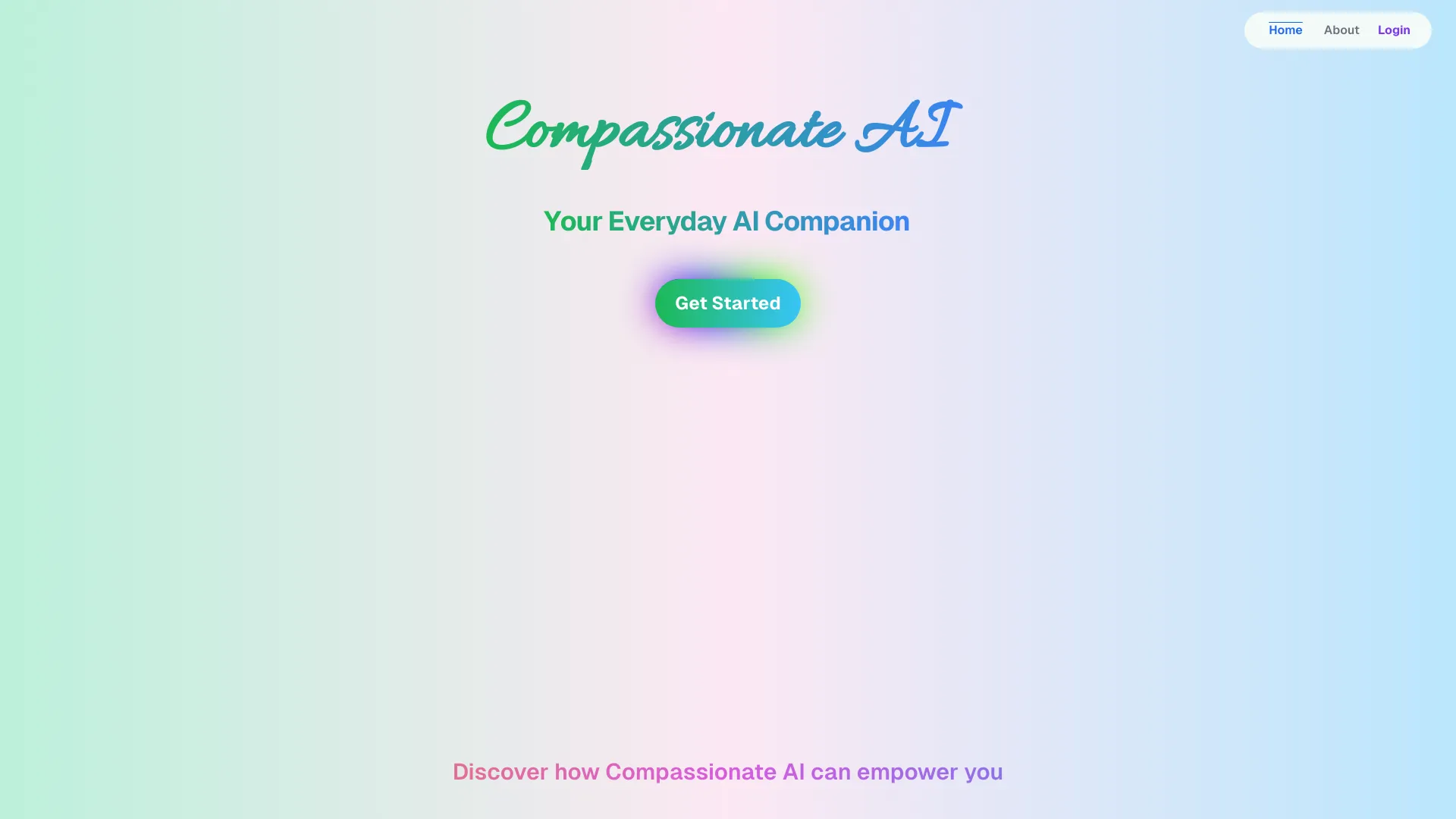 Compassionate AI网页截图,Compassionate AI网页快照