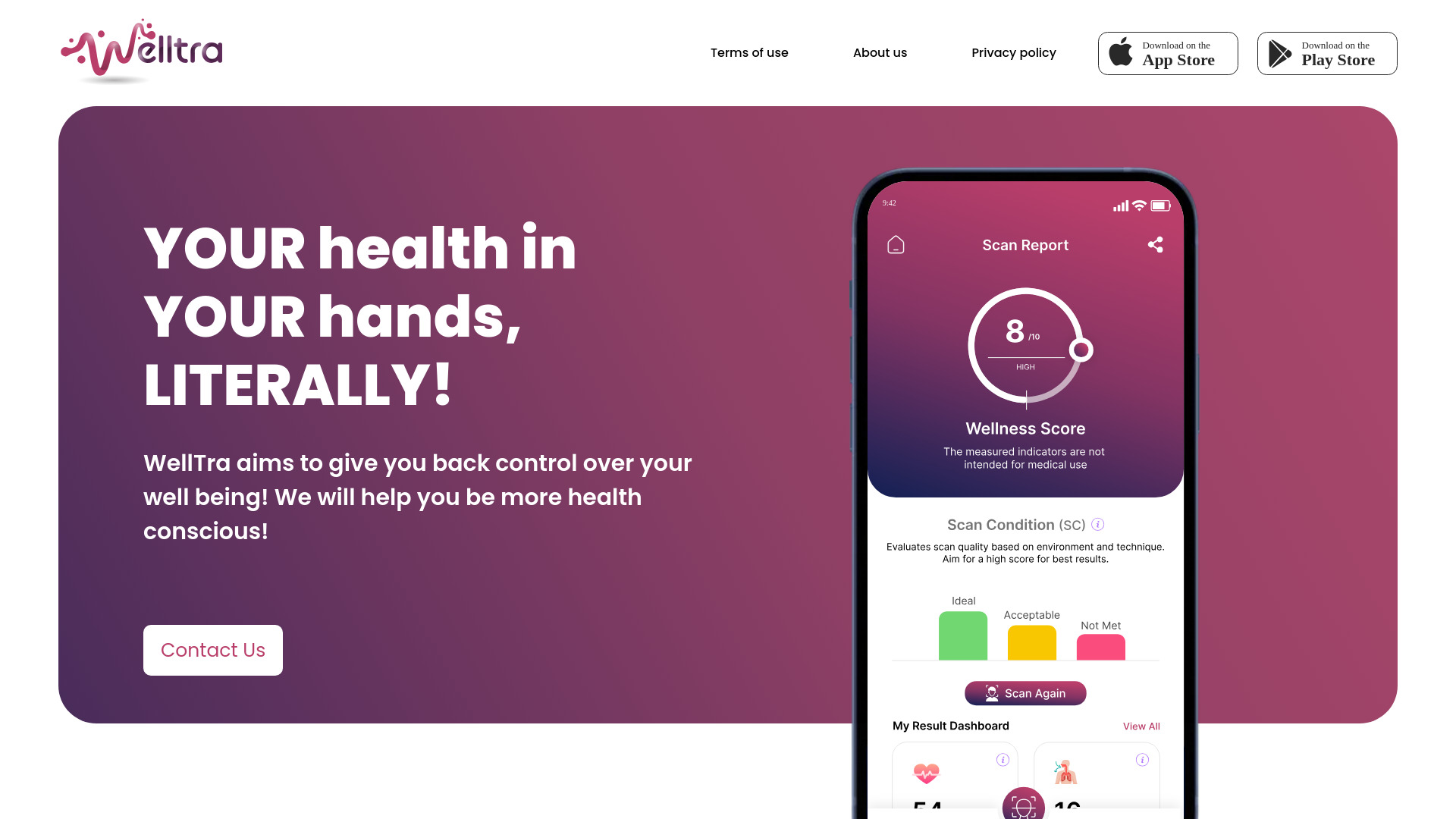WellTra.AI网页截图,WellTra.AI网页快照