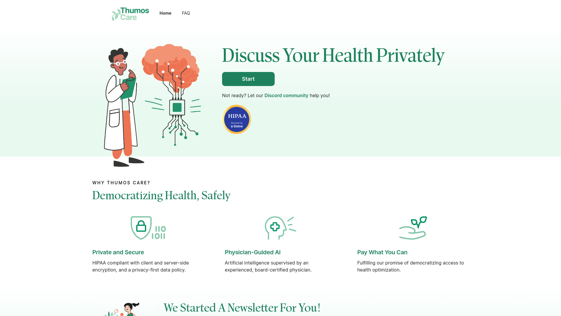 Thumos Care网页截图,Thumos Care网页快照