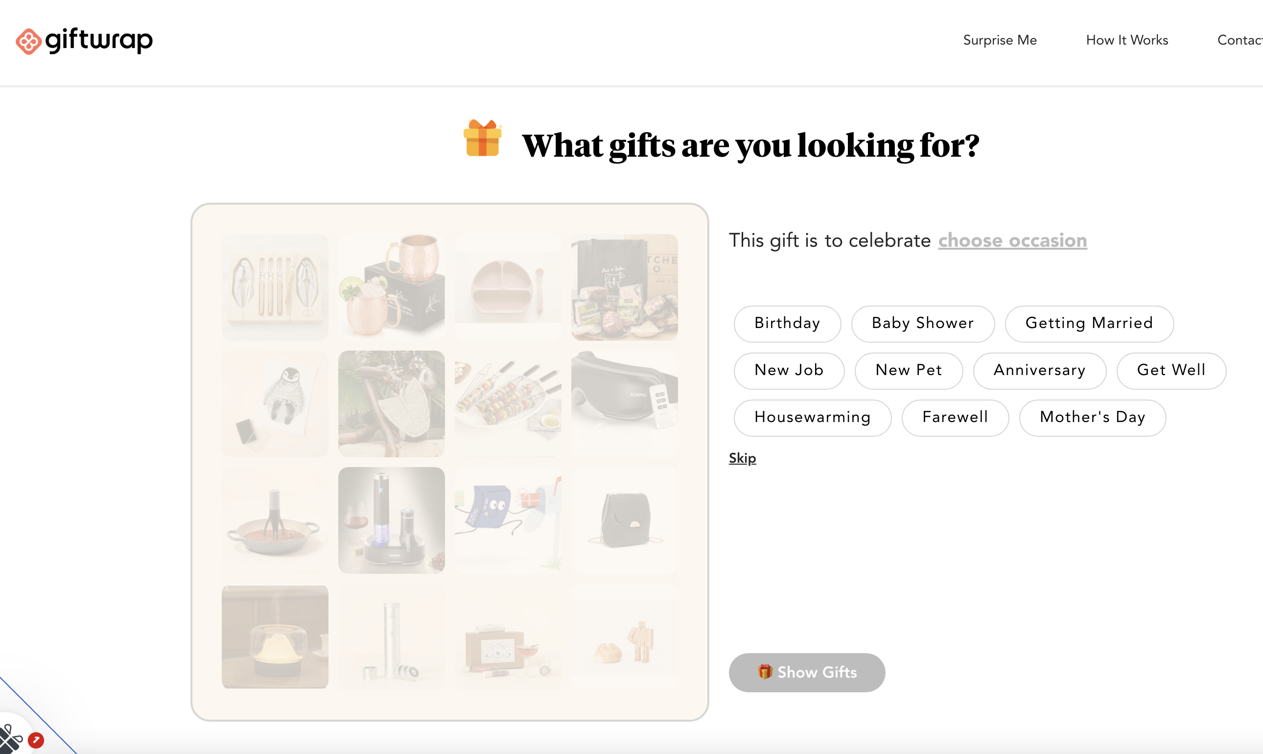 Giftwrap AI网页截图,Giftwrap AI网页快照