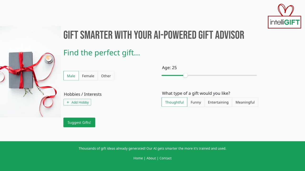 Intelli Gift网页截图,Intelli Gift网页快照