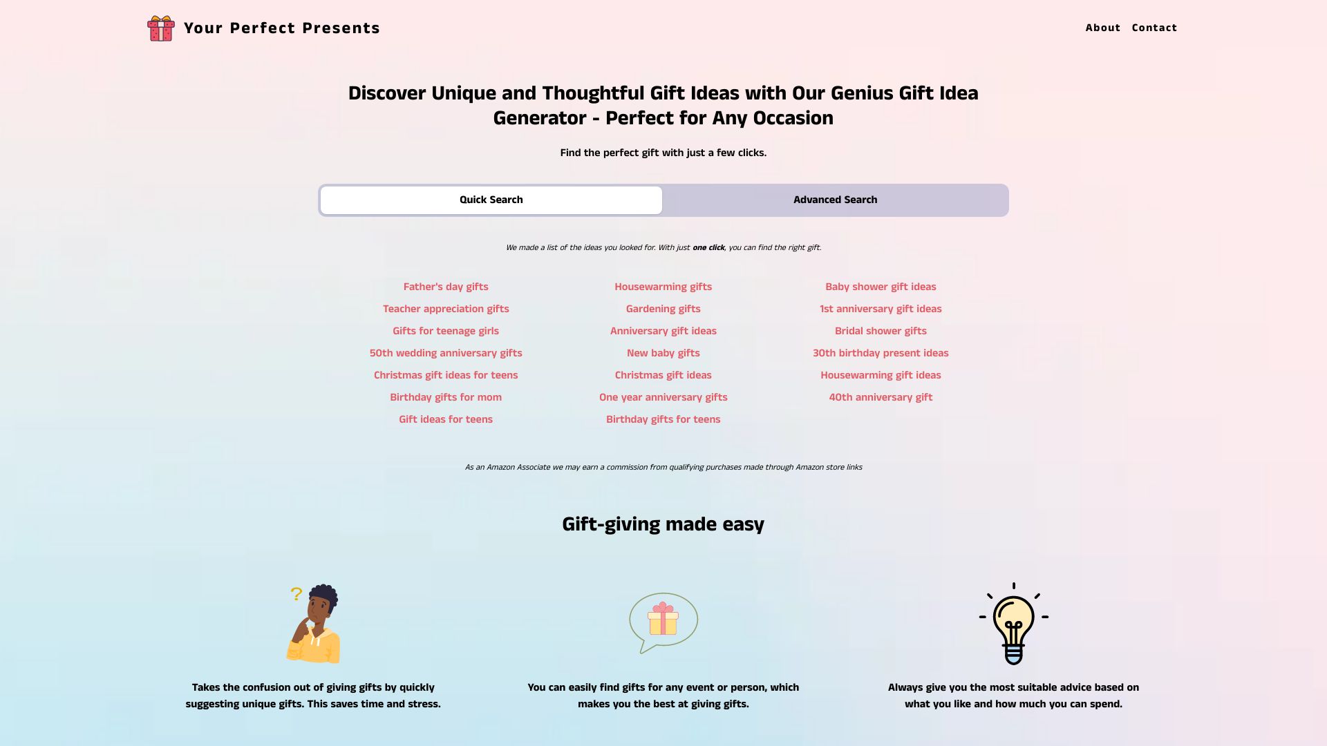 Your perfect presents网页截图,Your perfect presents网页快照
