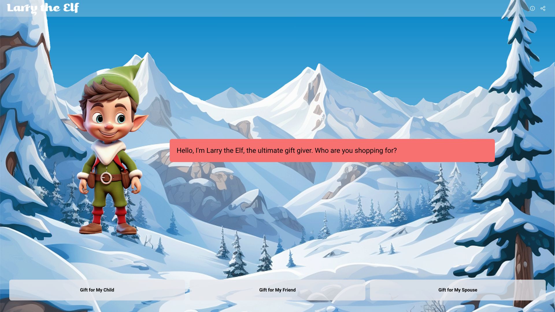 Larry the Elf网页截图,Larry the Elf网页快照