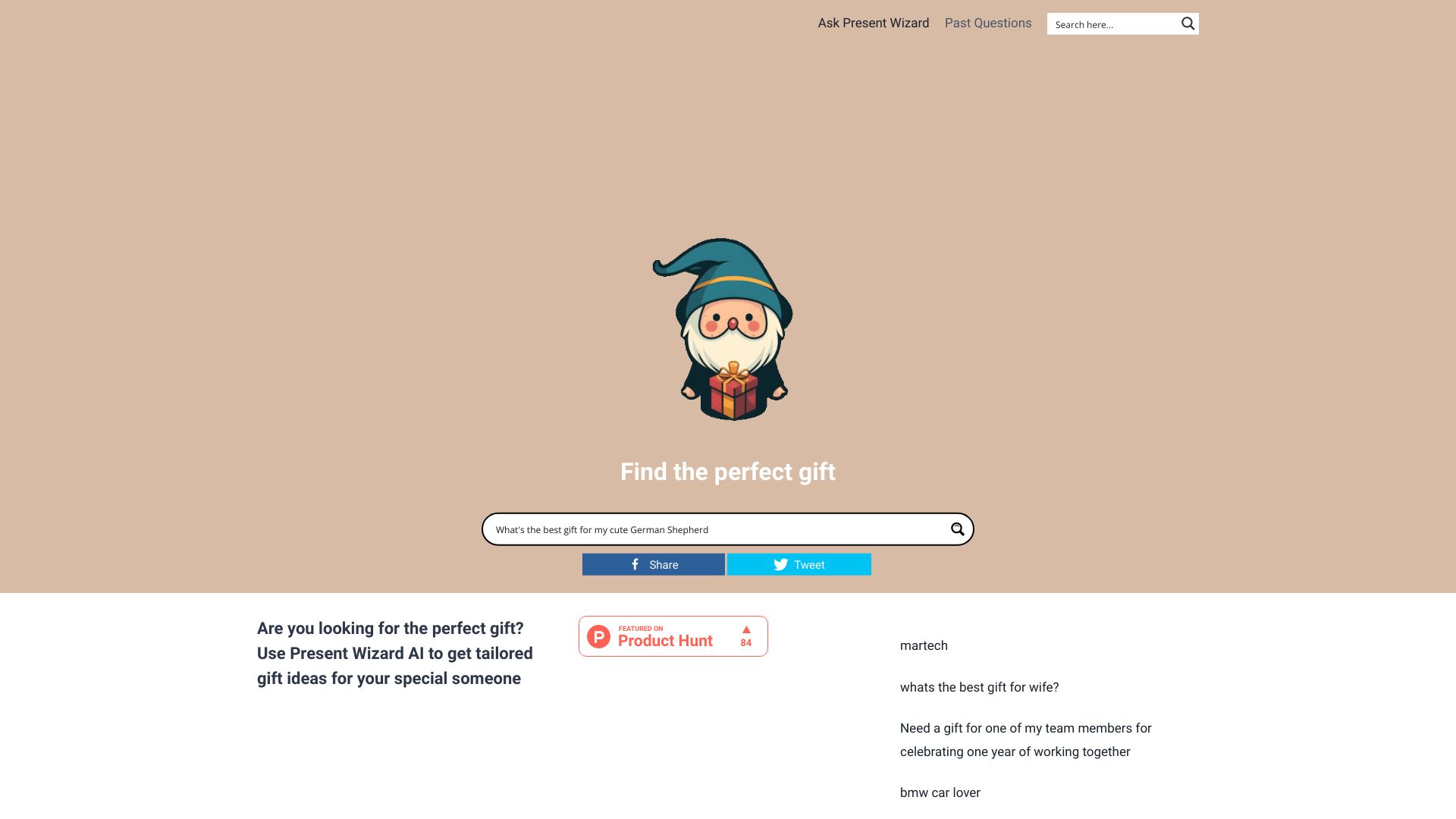 Present Wizard网页截图,Present Wizard网页快照