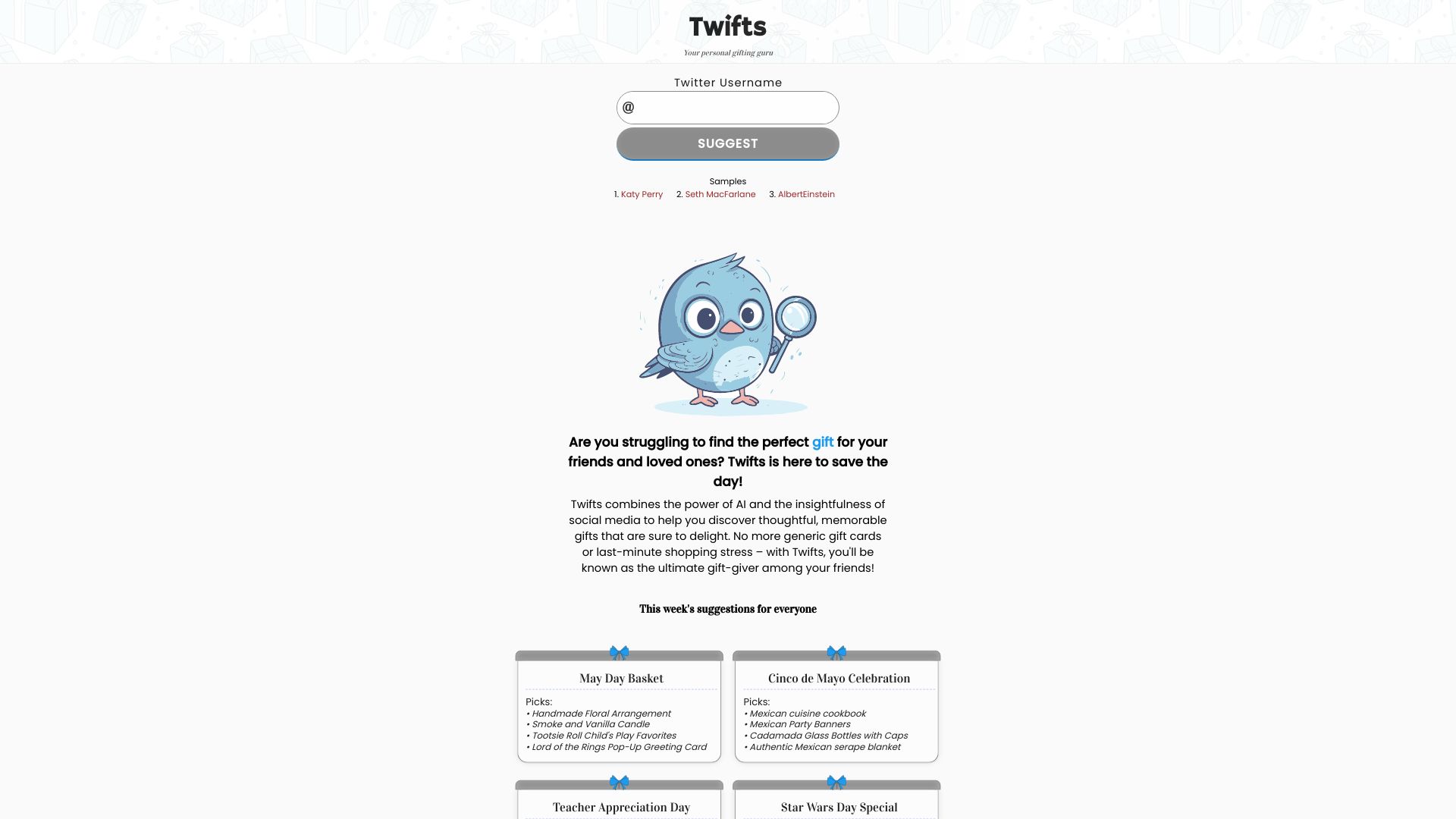 Twifts网页截图,Twifts网页快照