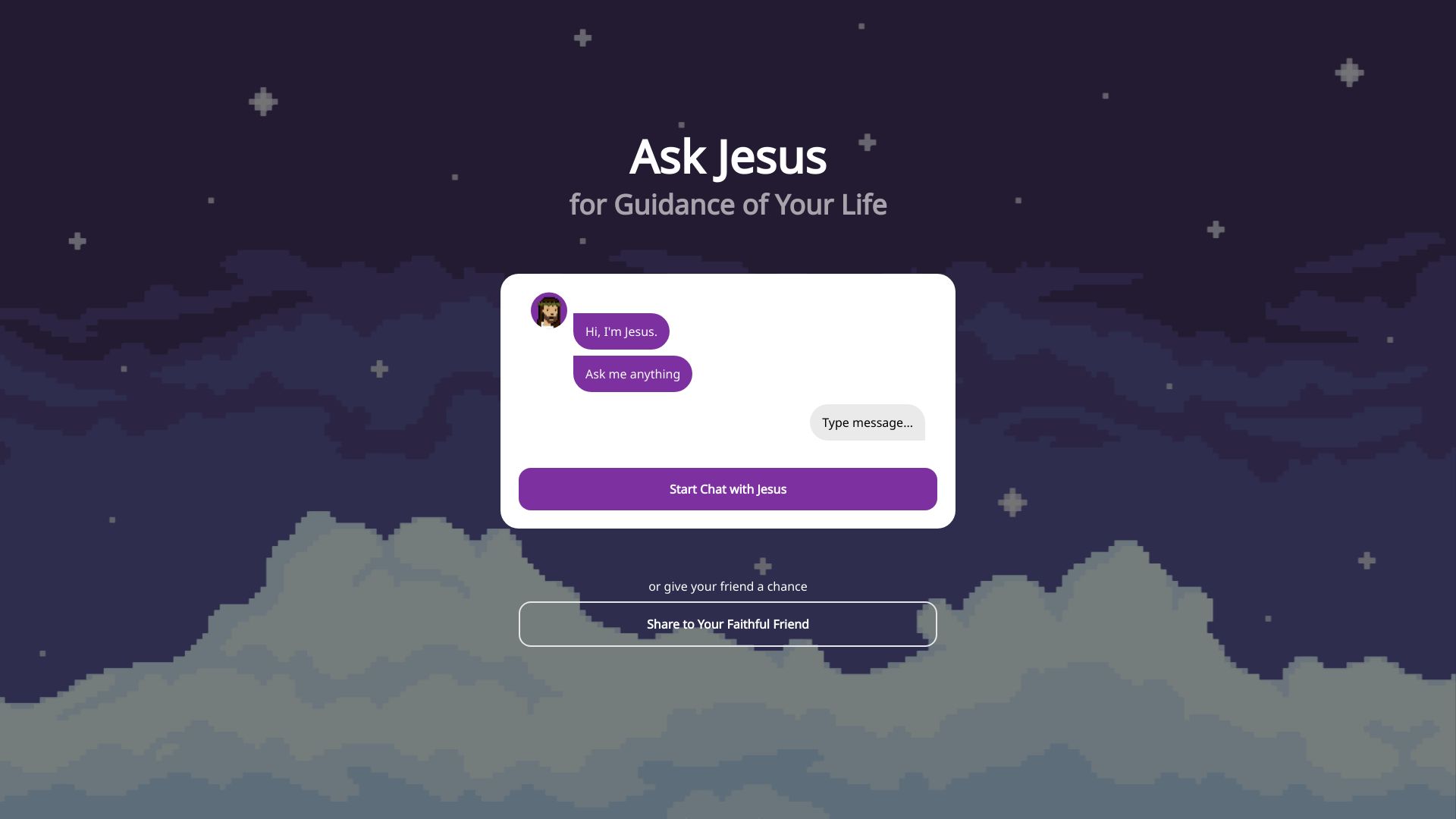AskJesus网页截图,AskJesus网页快照