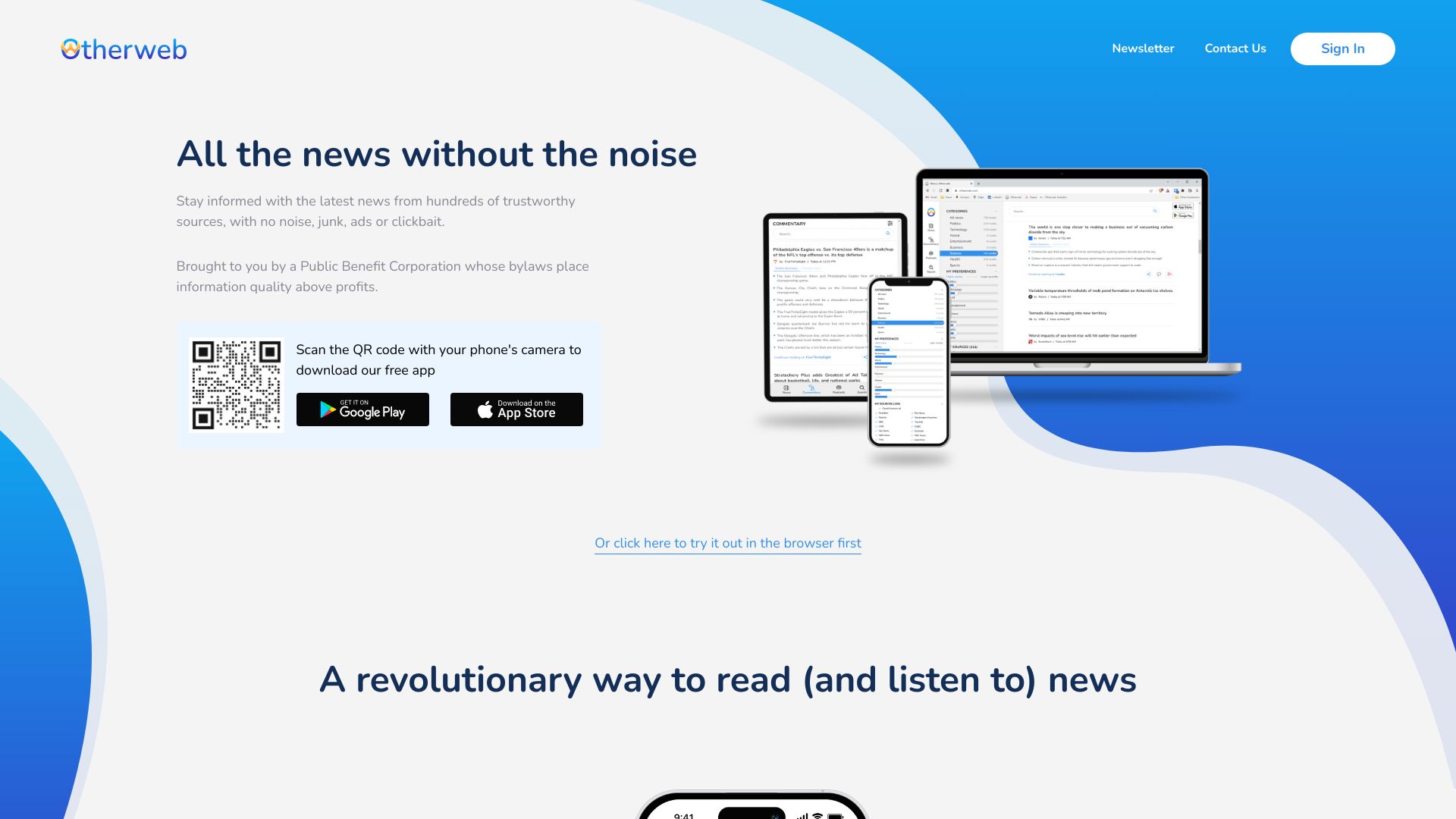 Otherweb网页截图,Otherweb网页快照