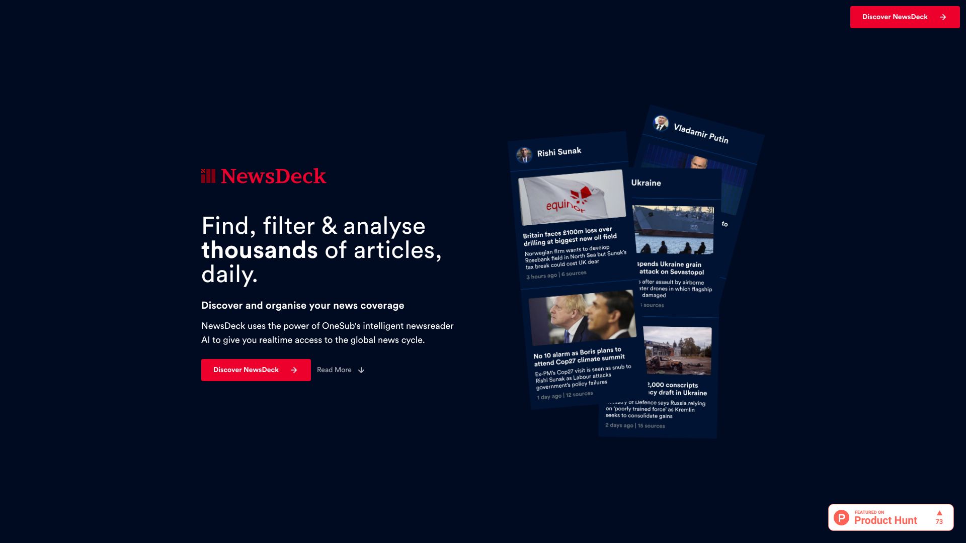 NewsDeck (from OneSub)网页截图,NewsDeck (from OneSub)网页快照