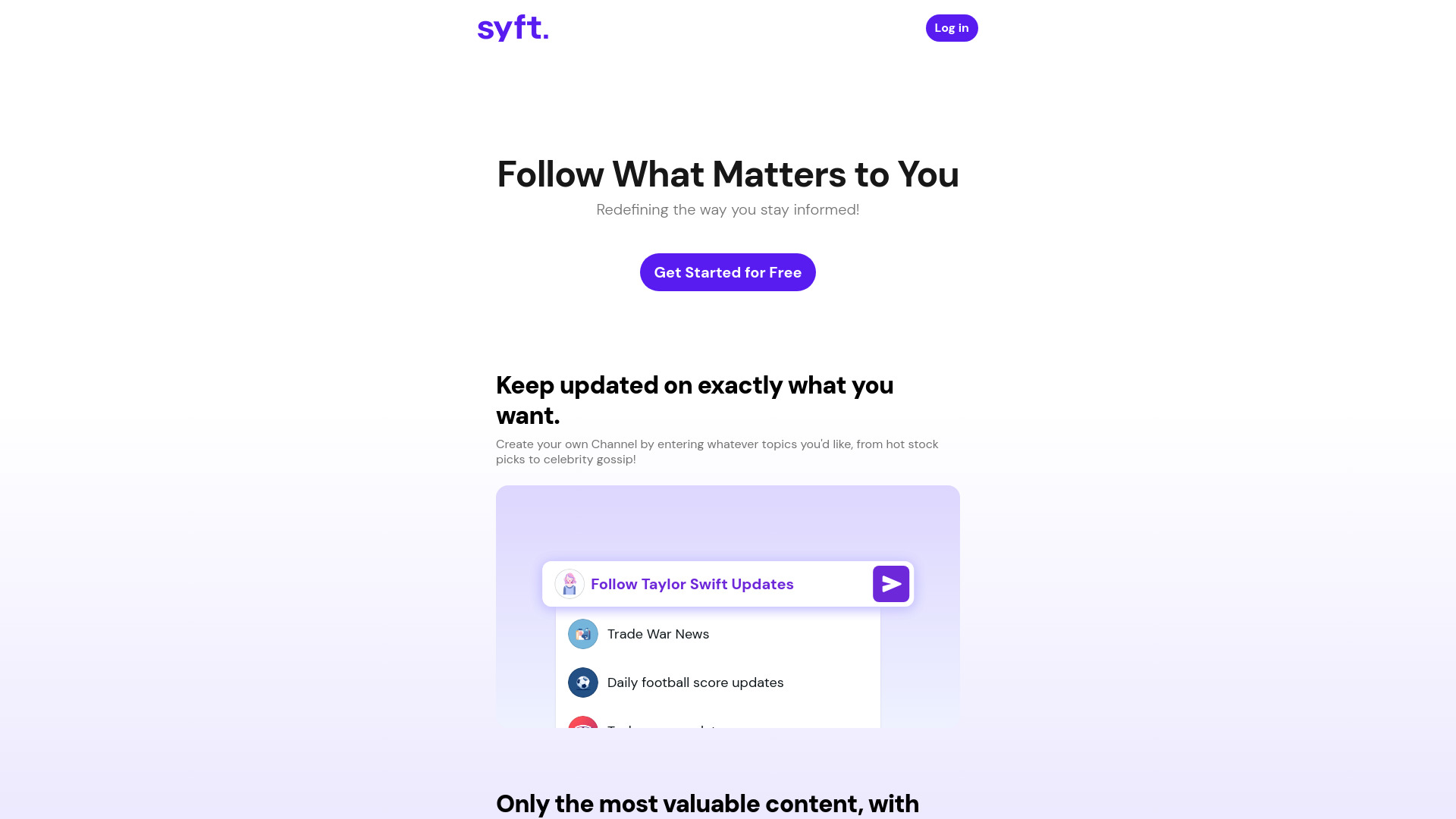 Syft AI: Best News Assistant AI Tool网页截图,Syft AI: Best News Assistant AI Tool网页快照