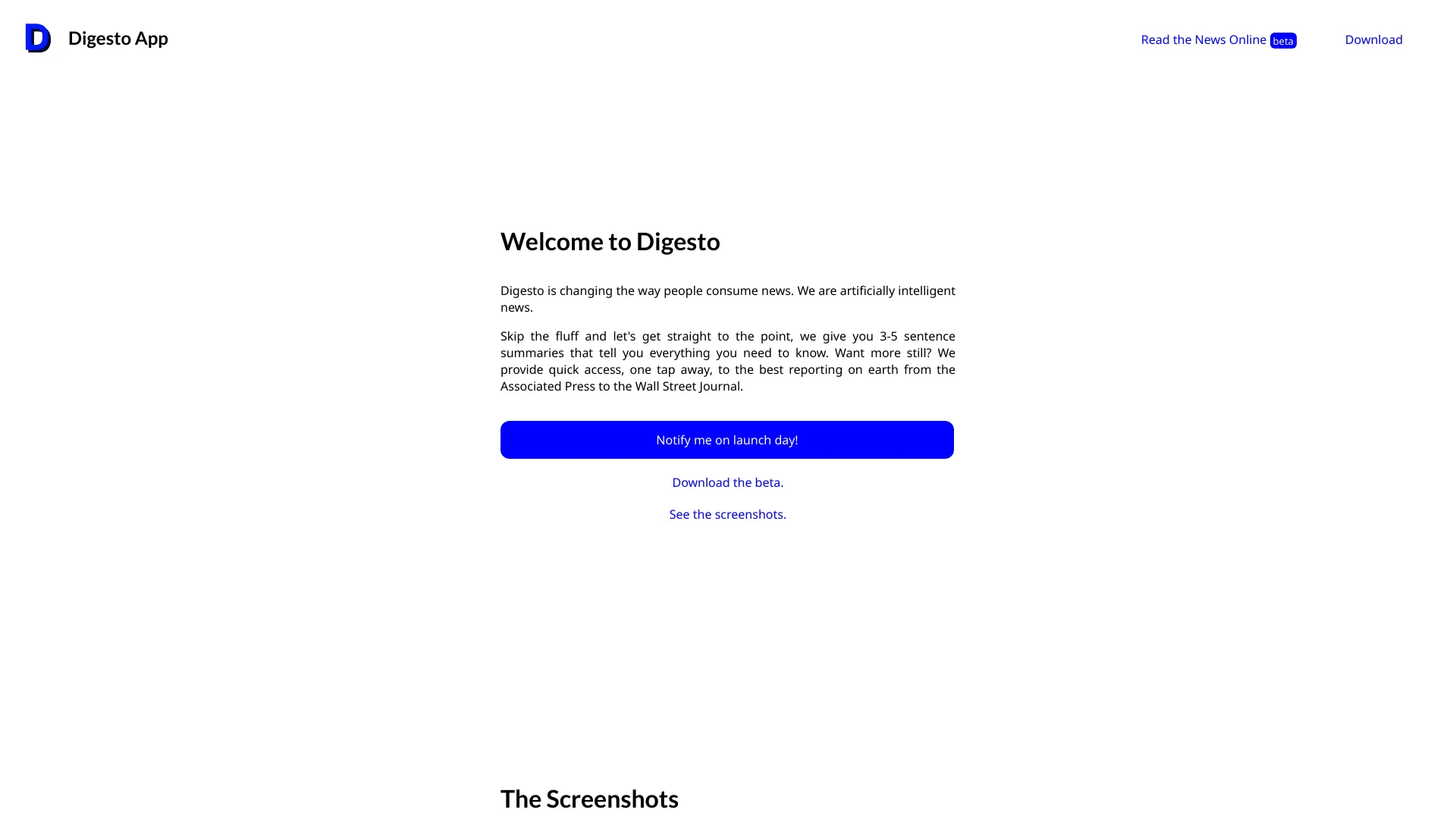 Digesto网页截图,Digesto网页快照
