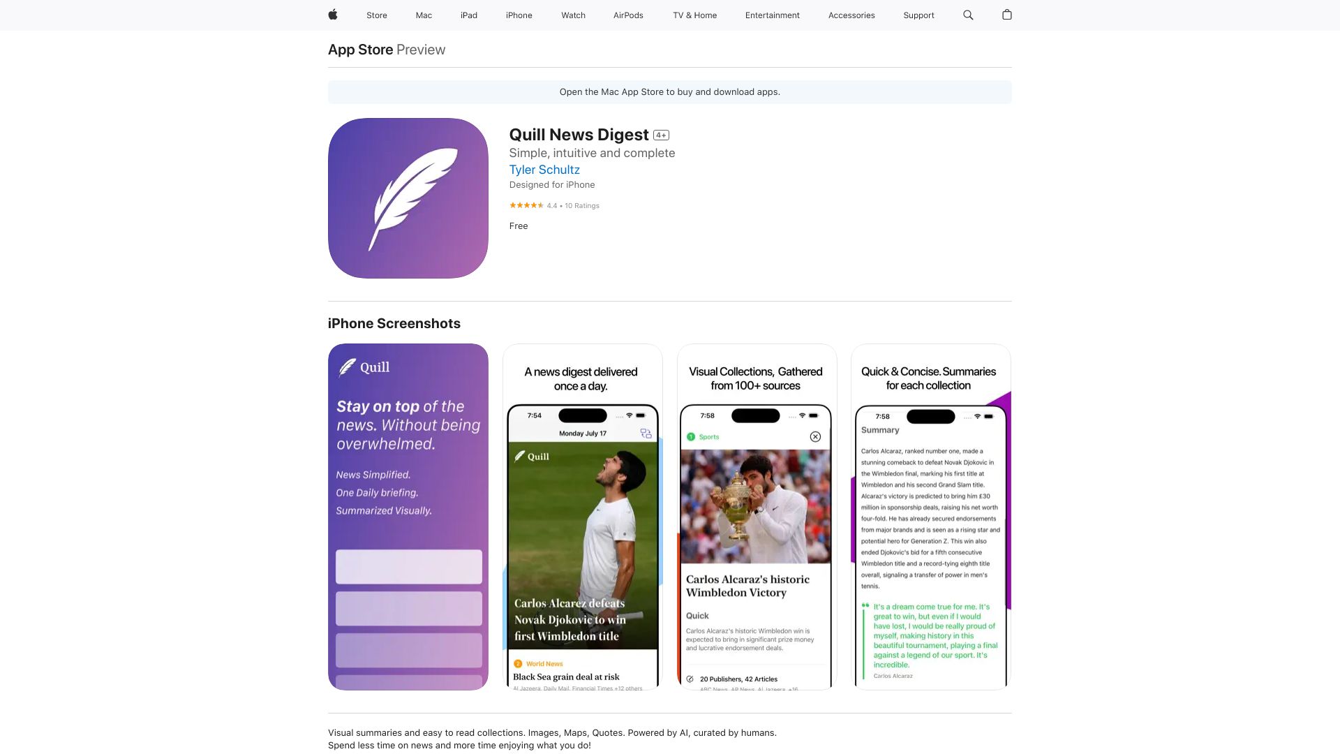 Quill News Digest网页截图,Quill News Digest网页快照