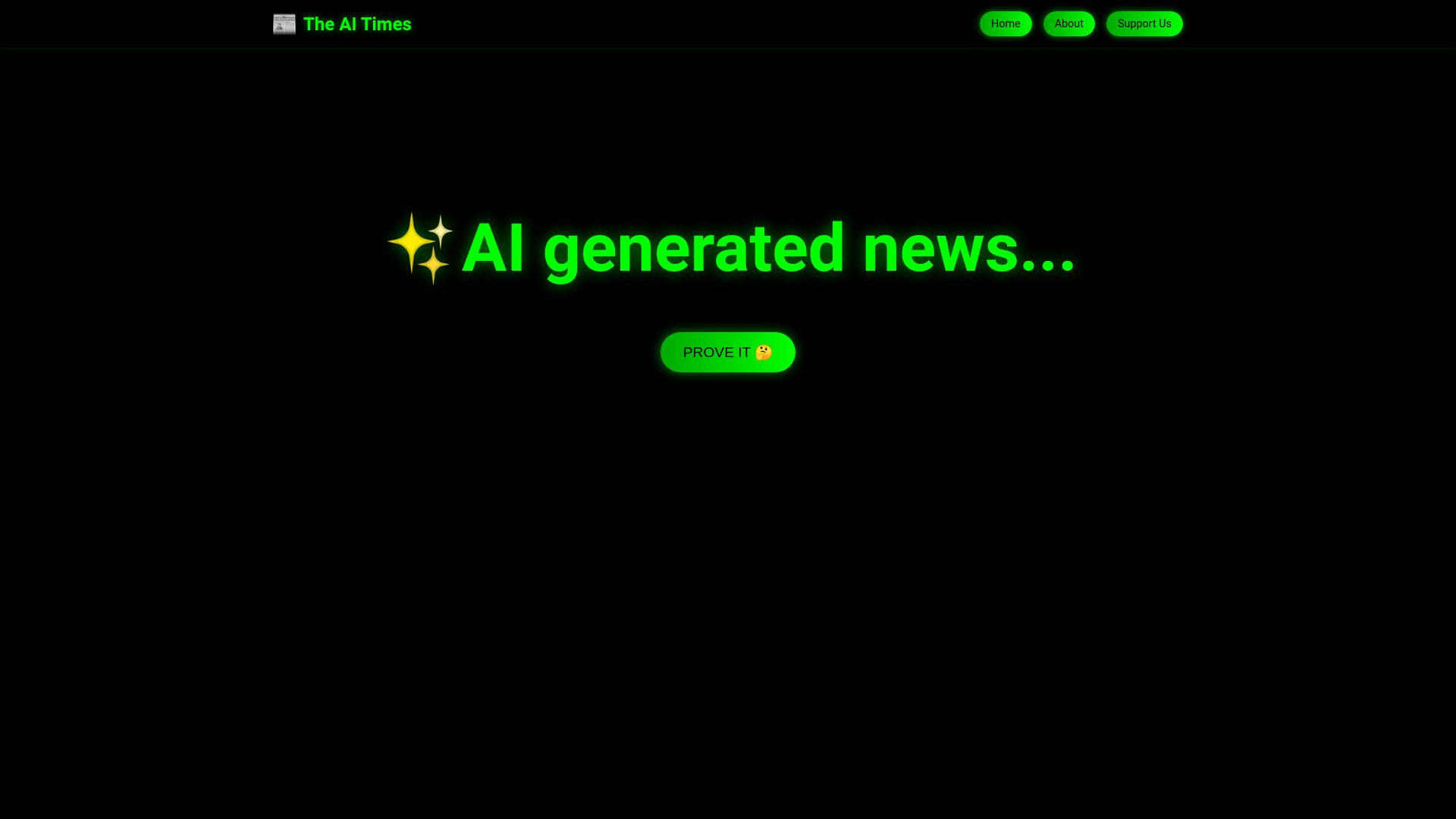The AI Times网页截图,The AI Times网页快照