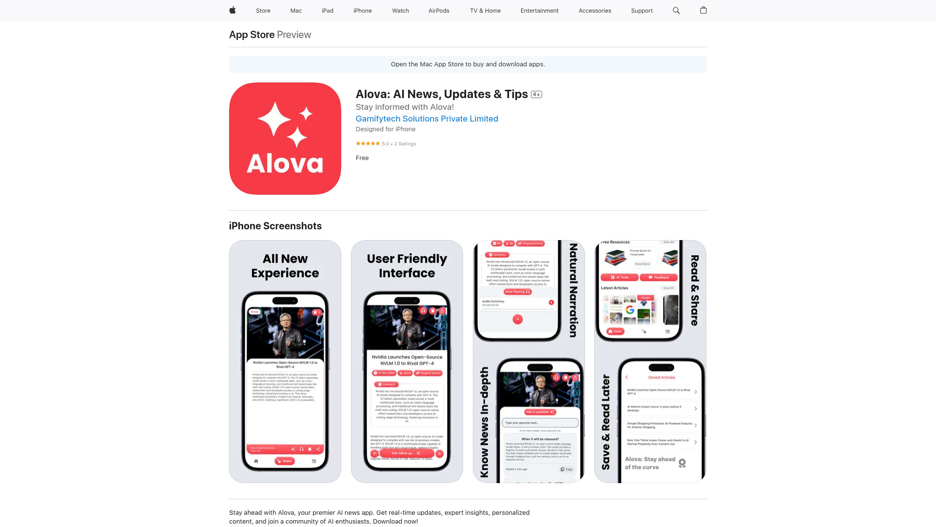 Alova: AI News, Updates & Tips网页截图,Alova: AI News, Updates & Tips网页快照